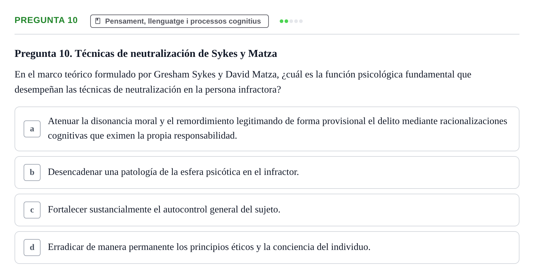 Enunciado: Pregunta 10