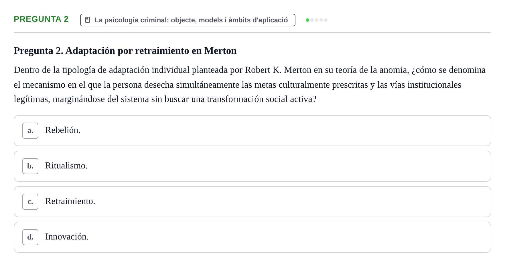 Enunciado: Pregunta 2