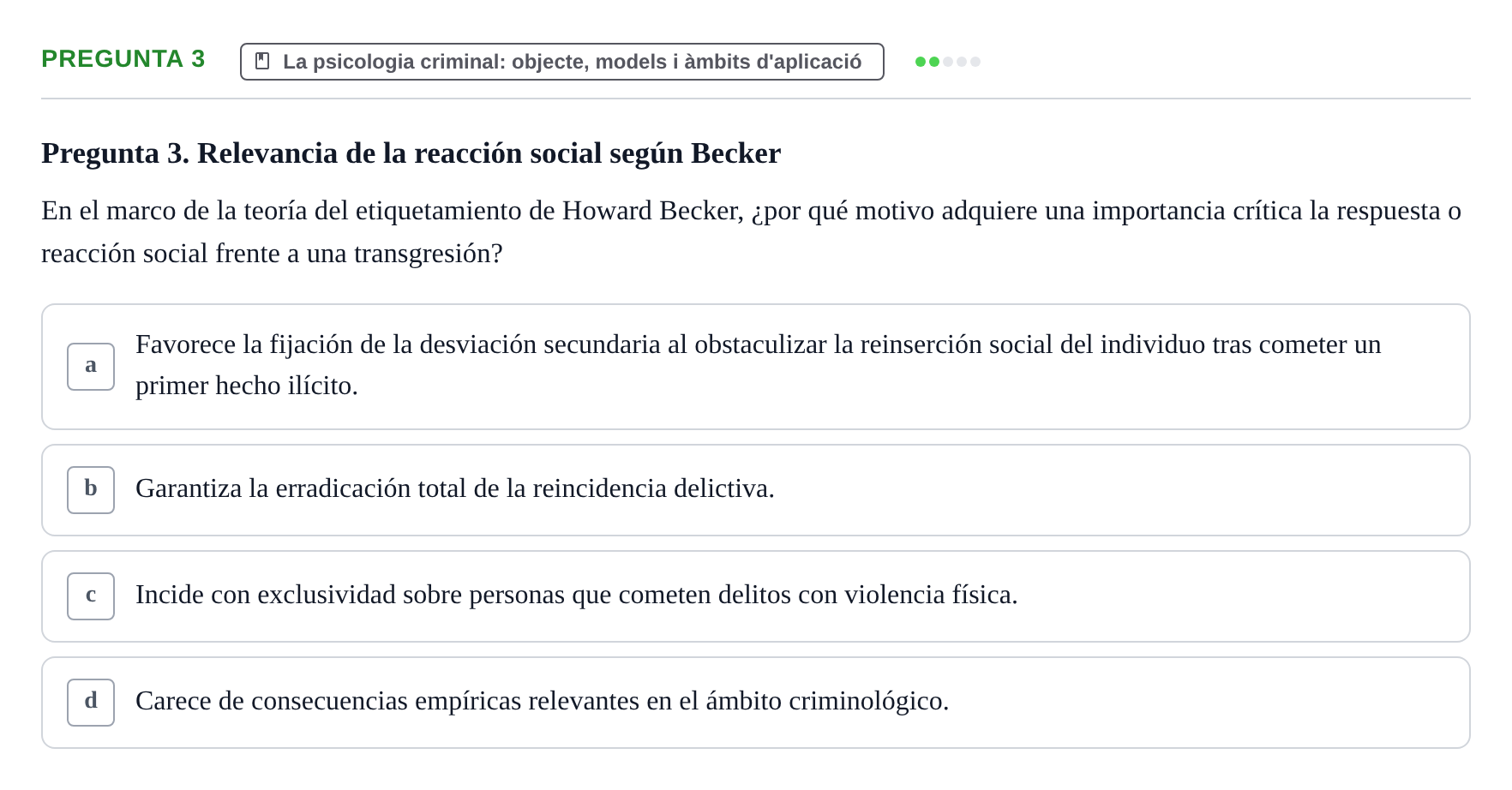 Enunciado: Pregunta 3