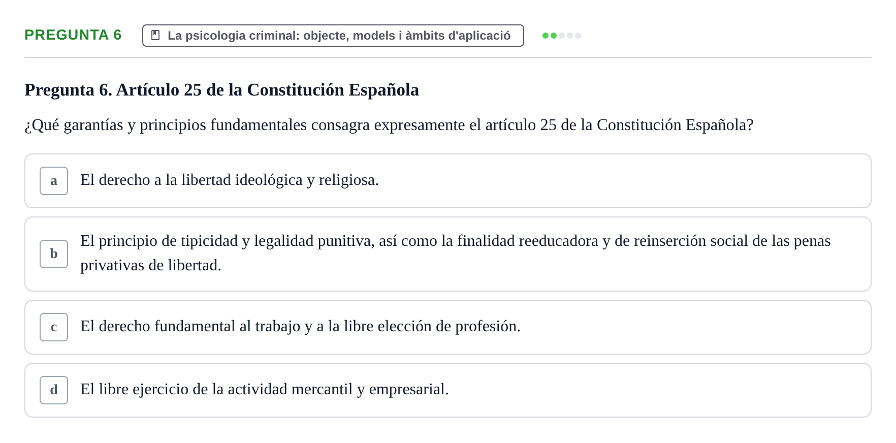 Enunciado: Pregunta 6