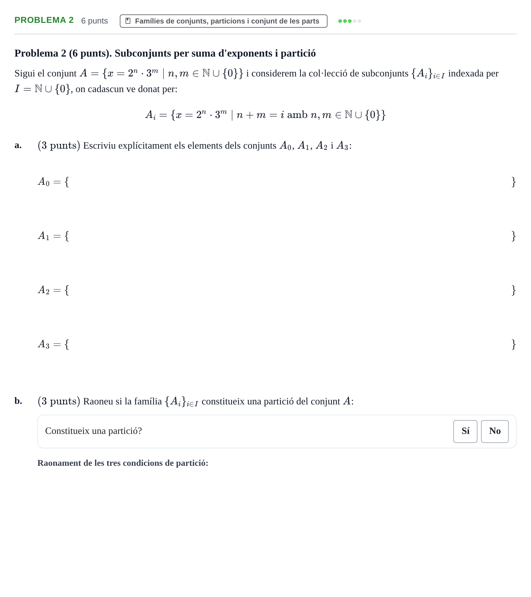 Enunciado: Problema 2 · Álgebra UDL 2023
