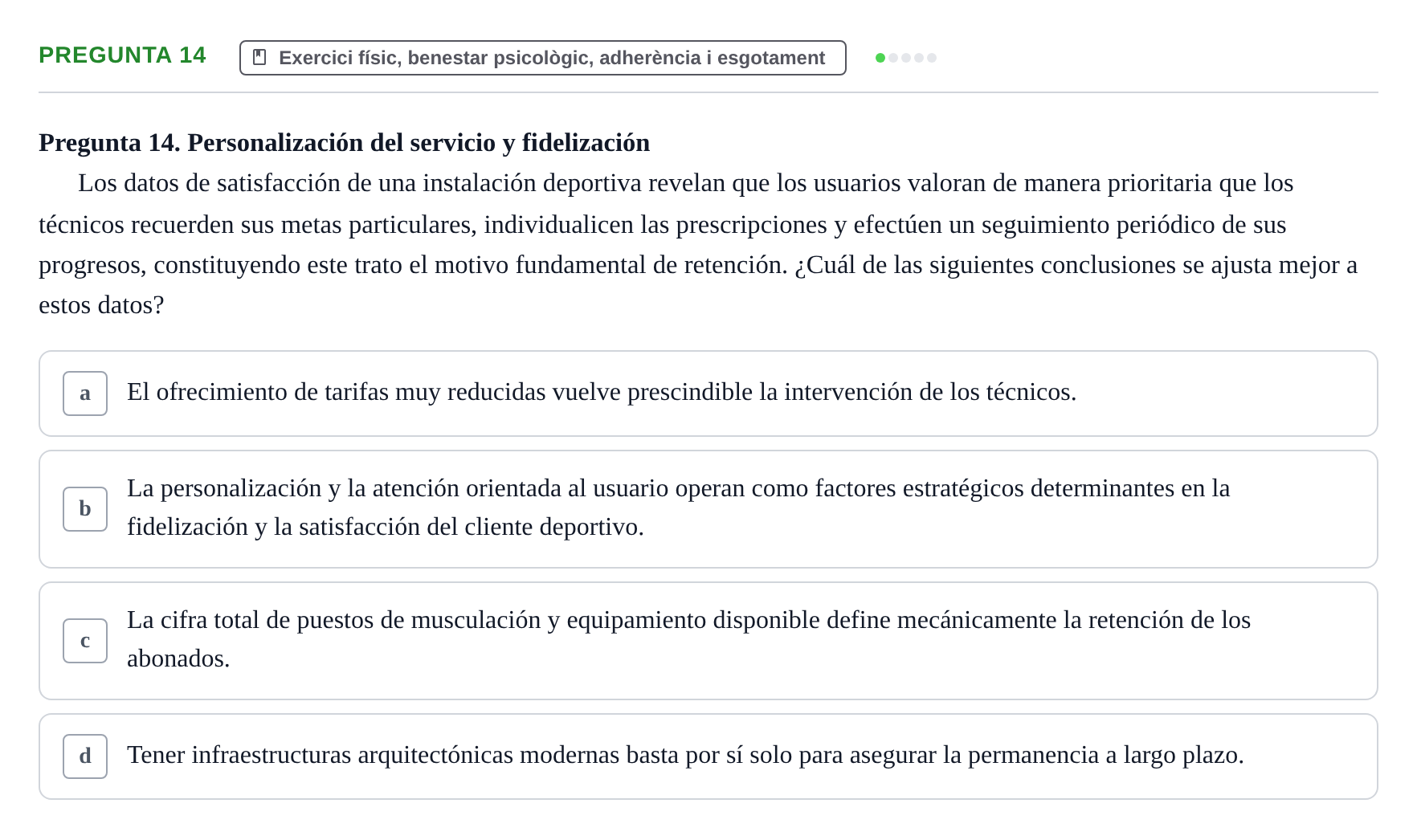 Enunciado: Pregunta 14