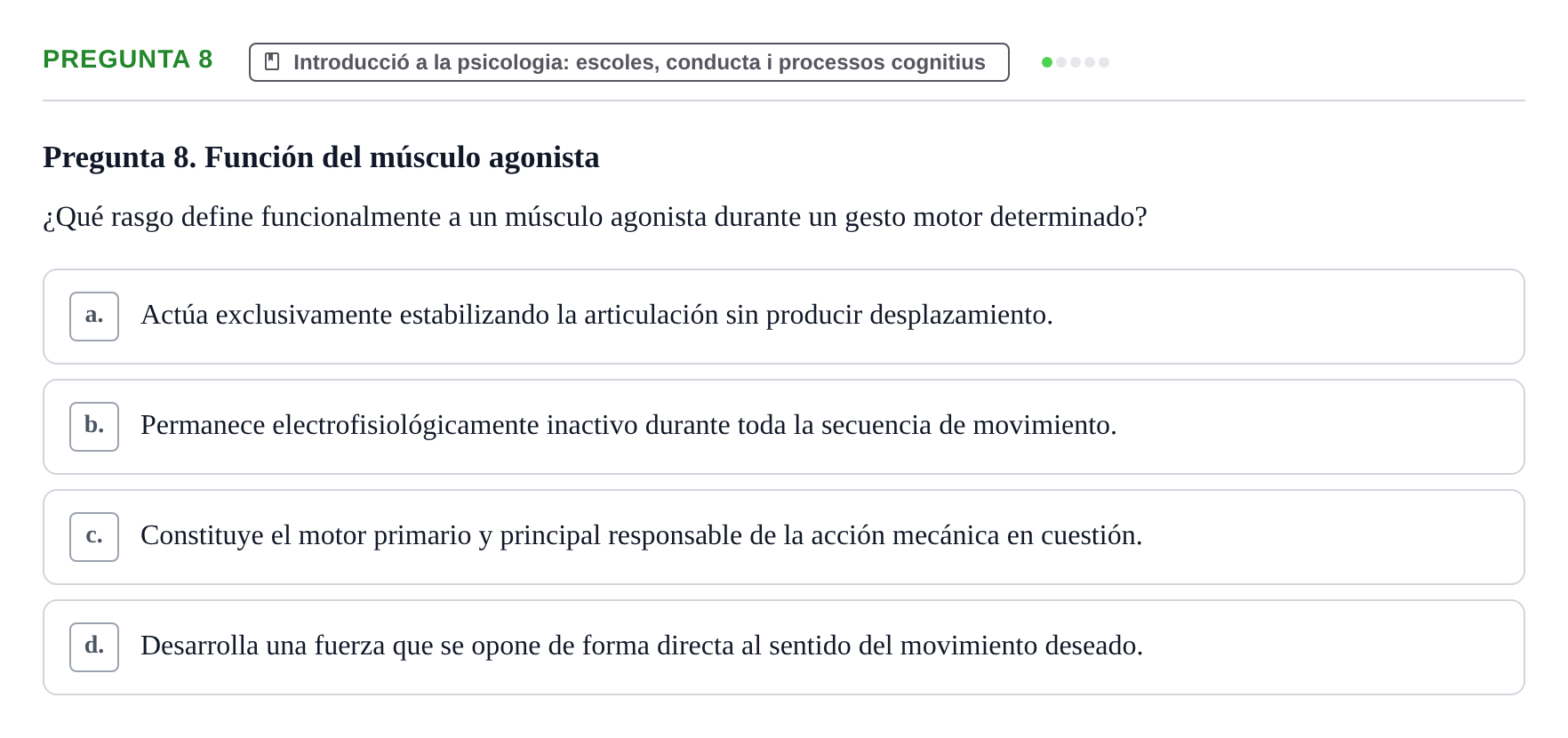 Enunciado: Pregunta 8