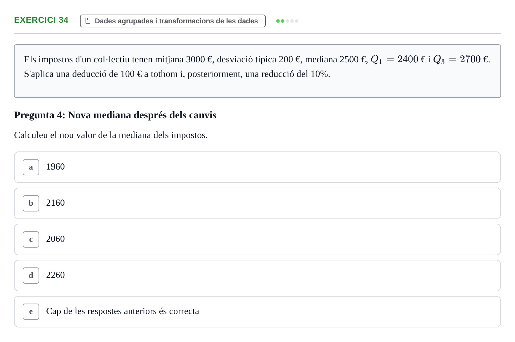 Enunciado: Problema 34 · Anàlisi de Dades UPF Test en classe 2