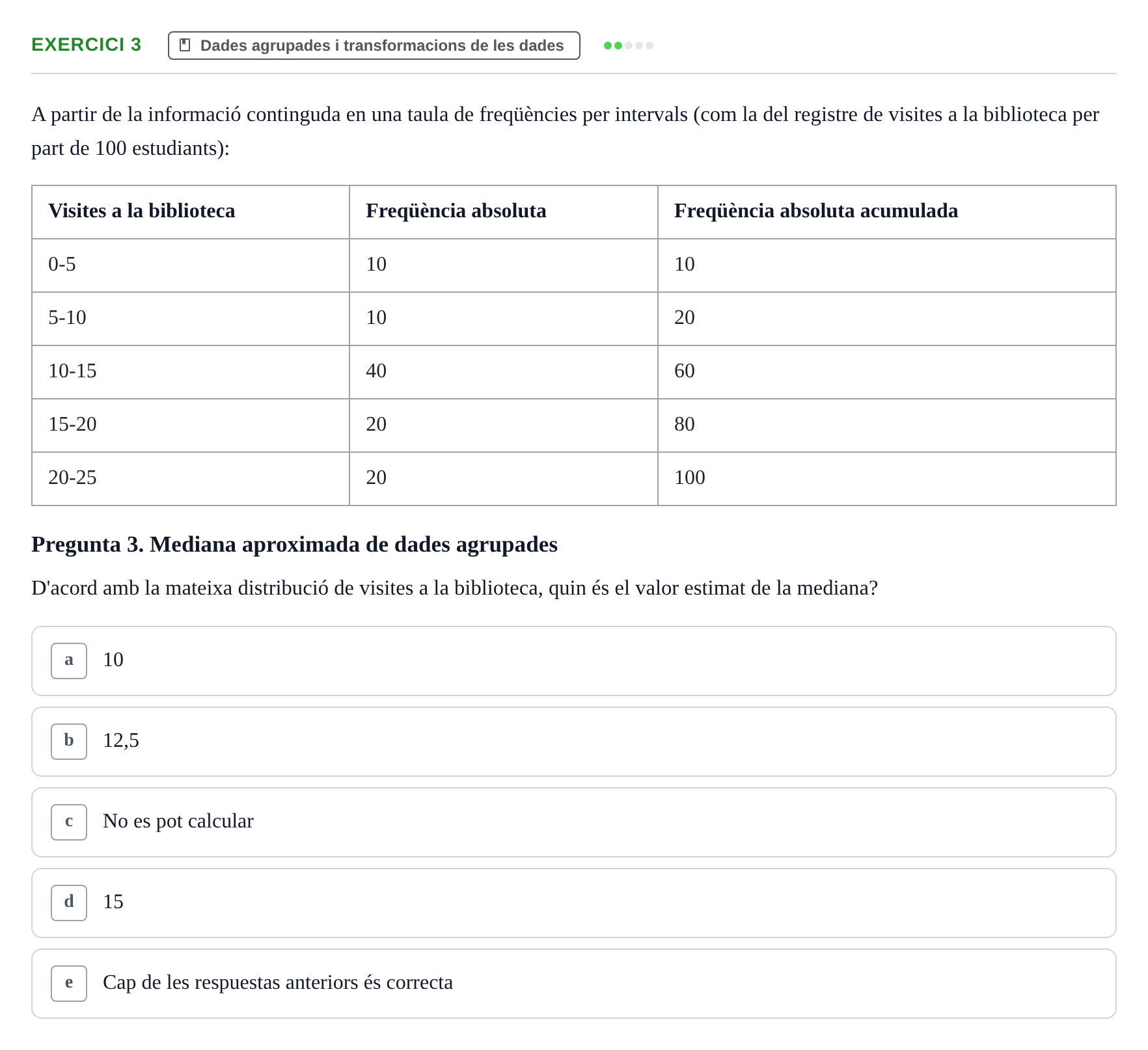 Enunciado: Problema 3 · Anàlisi de Dades UPF Test en classe 2