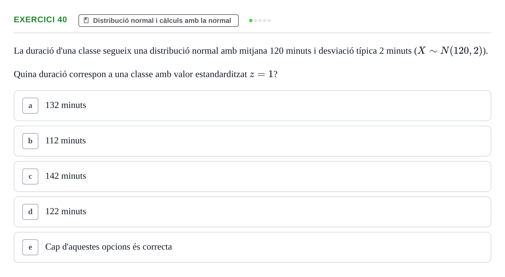 Enunciado: Problema 40 · Anàlisi de Dades UPF Test en classe 2