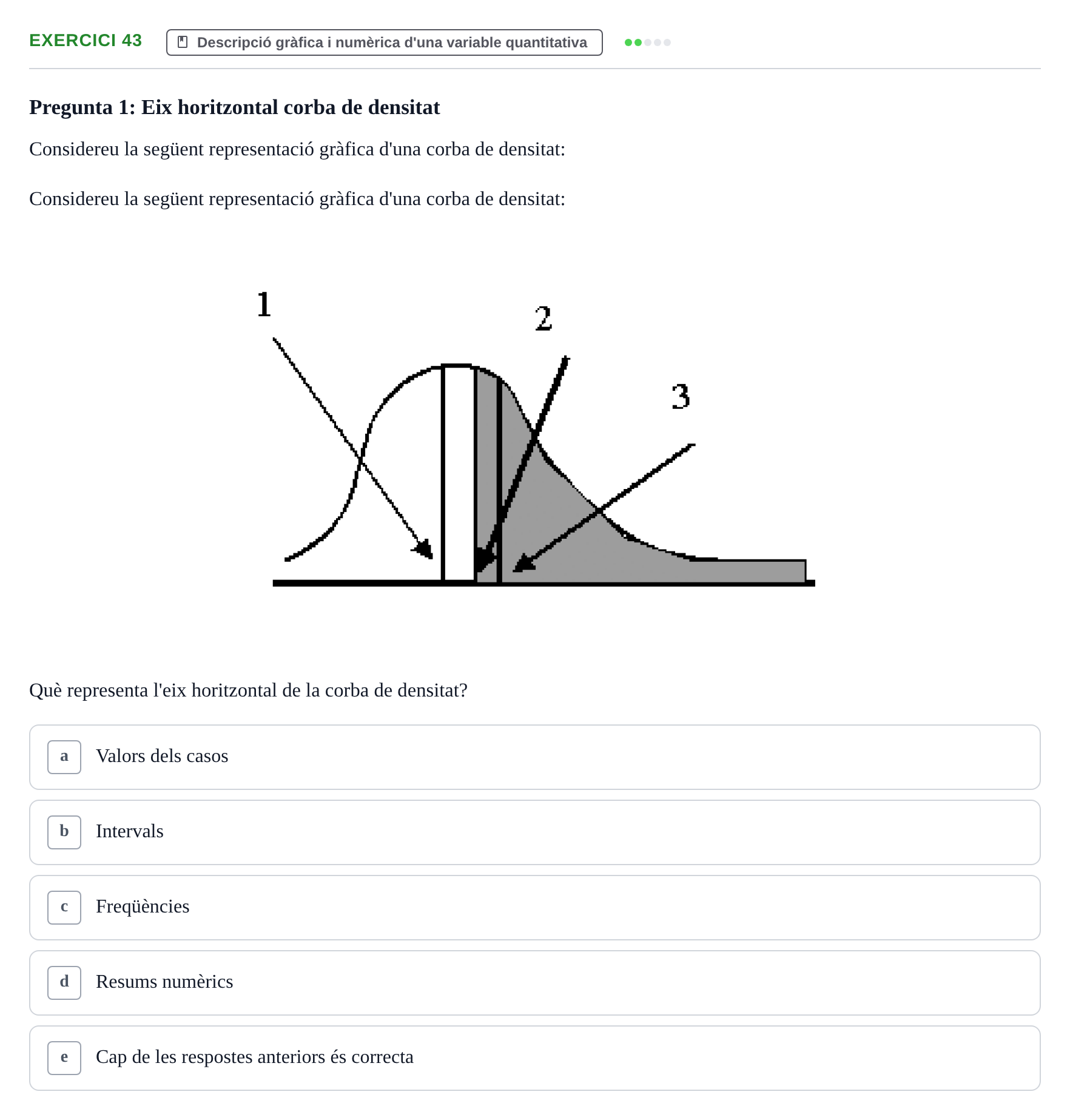 Enunciado: Problema 43 · Anàlisi de Dades UPF Test en classe 2