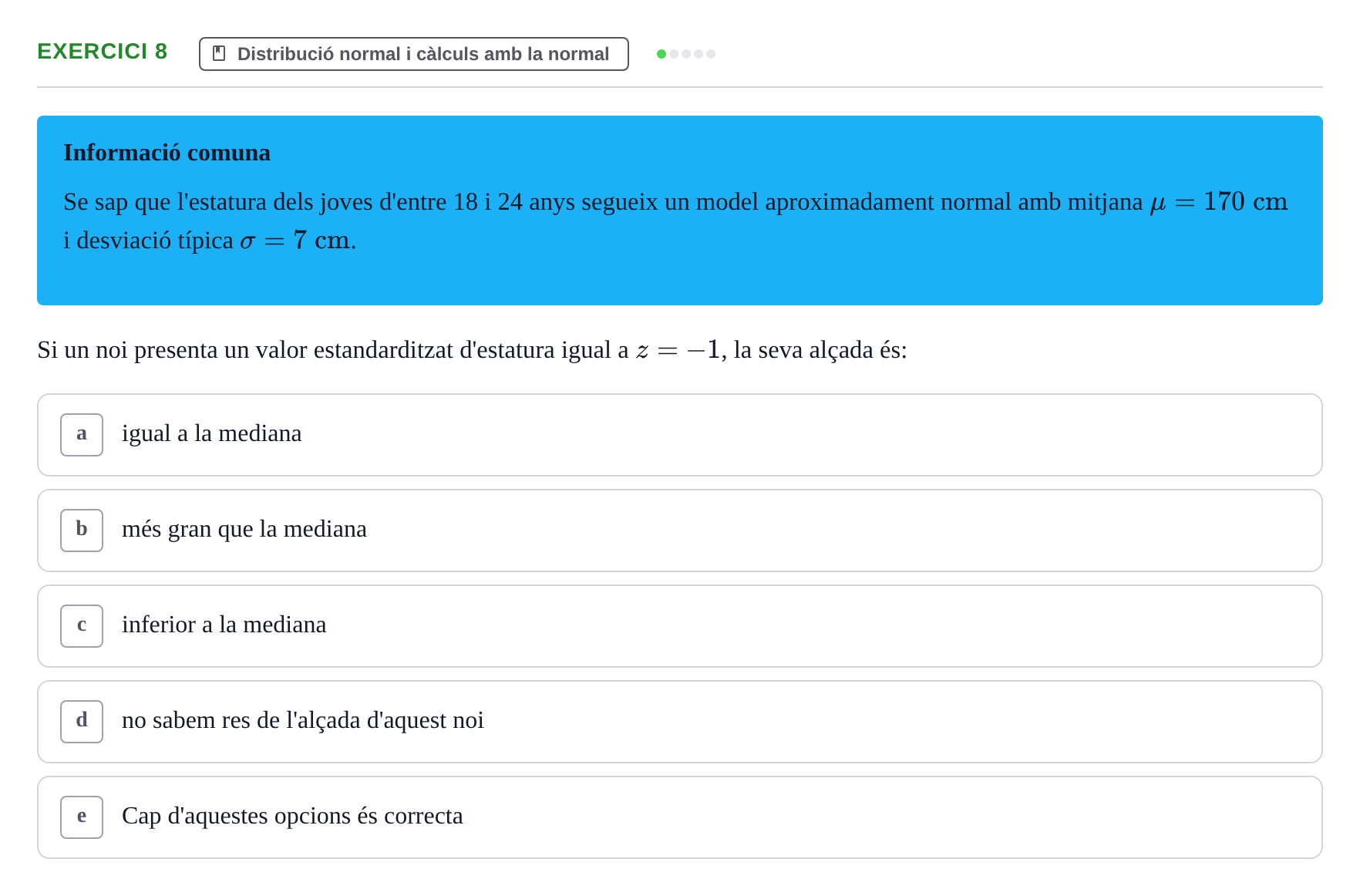 Enunciado: Problema 8 · Anàlisi de Dades UPF Test en classe 2