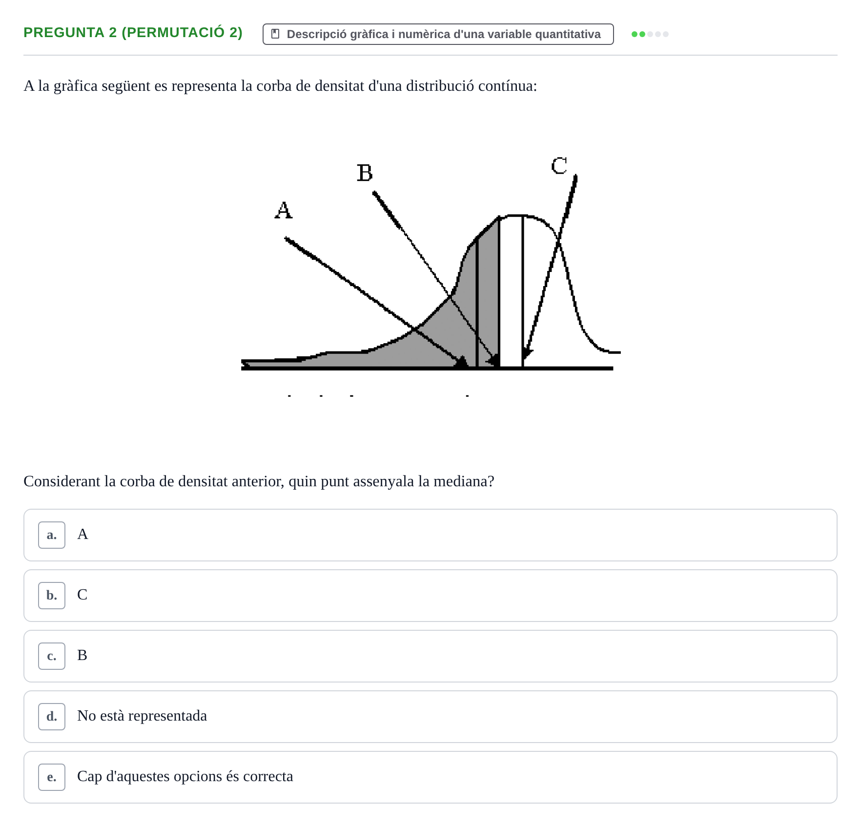Enunciado: Pregunta 2 (Permutació 2) · Anàlisi de Dades UPF Test en classe 2 (Part 1)