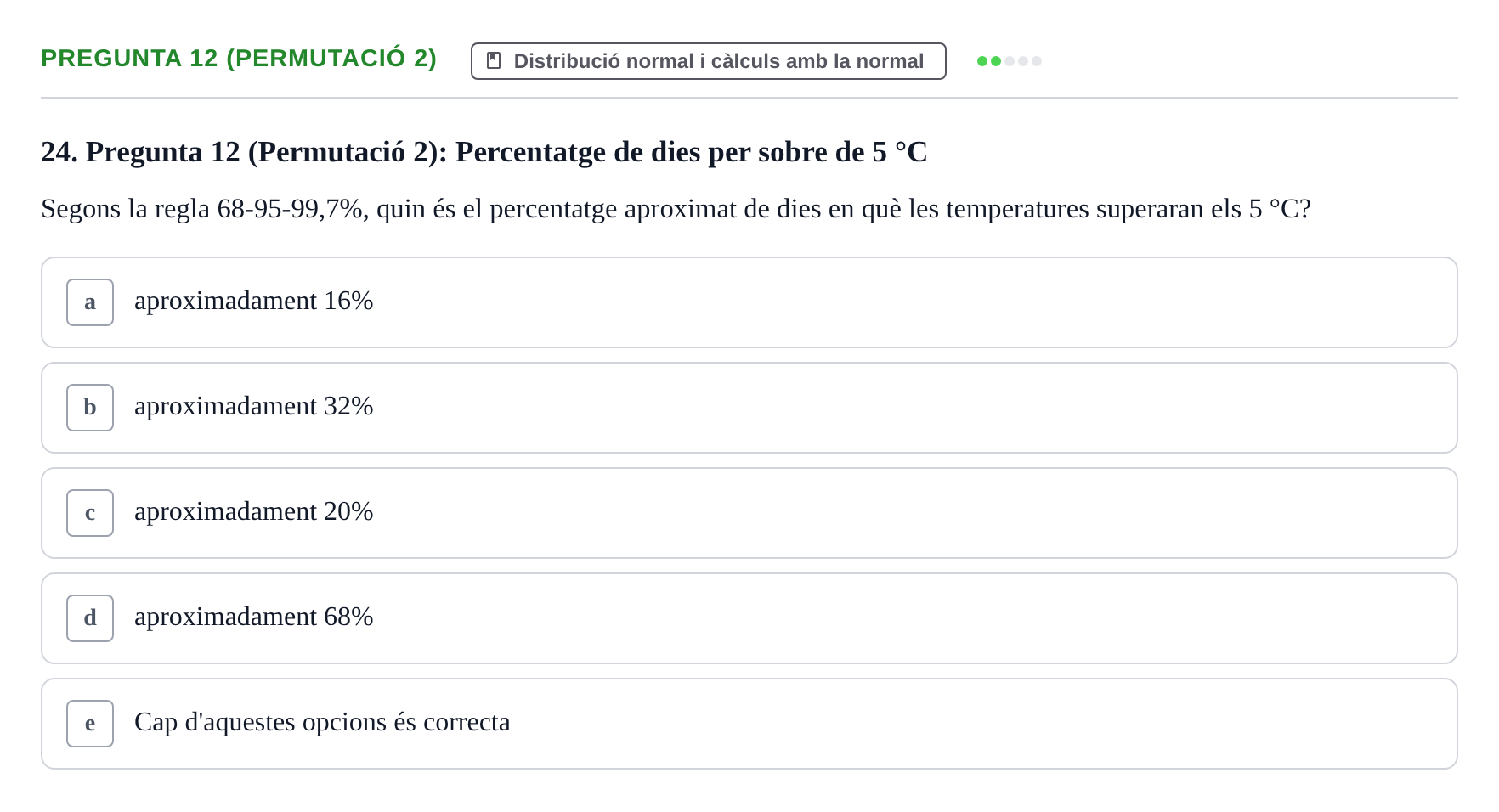 Enunciado: Pregunta 12 (Permutació 2) · Anàlisi de Dades UPF Test en classe 2 (Part 1)