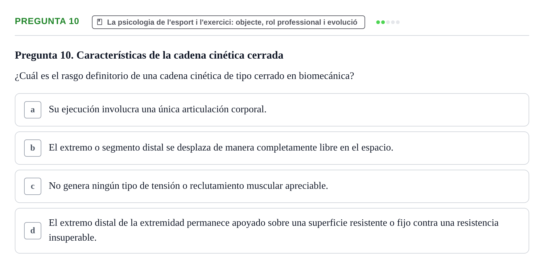 Enunciado: Pregunta 10