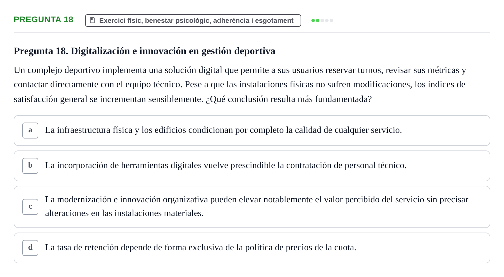 Enunciado: Pregunta 18