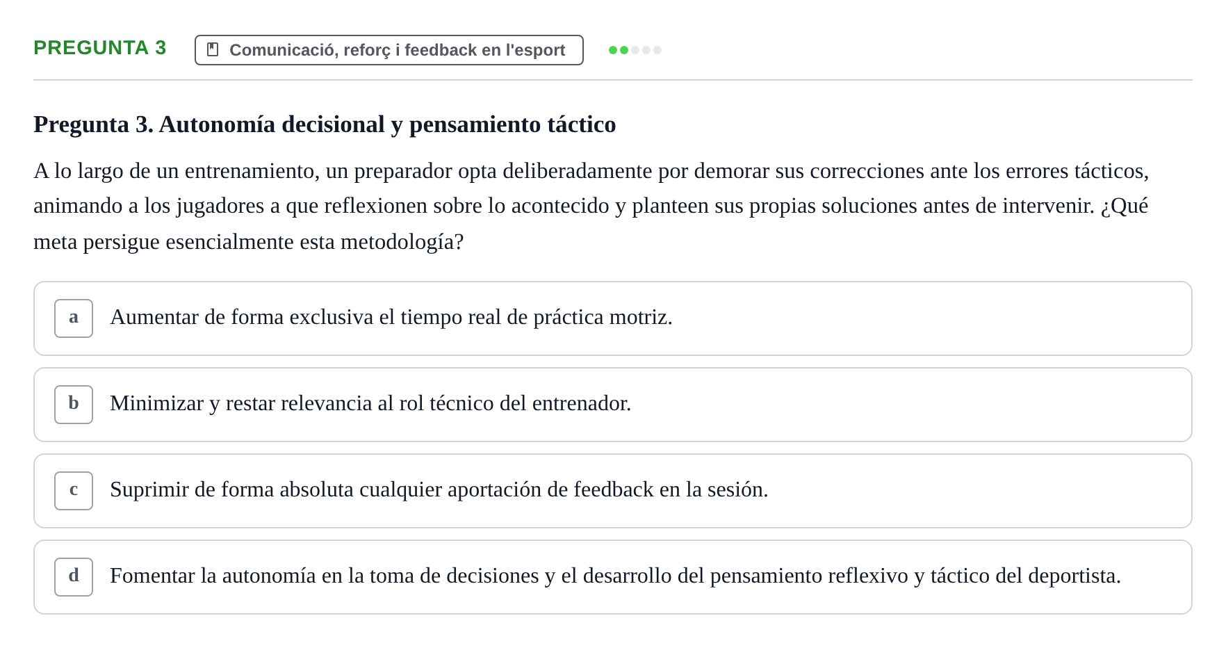 Enunciado: Pregunta 3