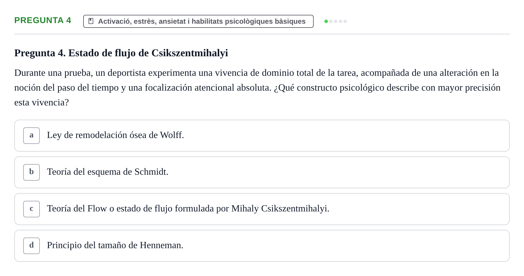 Enunciado: Pregunta 4