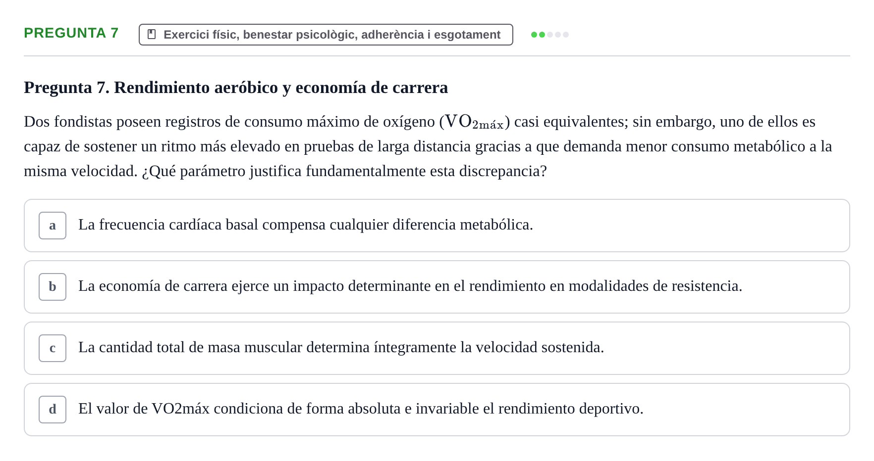 Enunciado: Pregunta 7