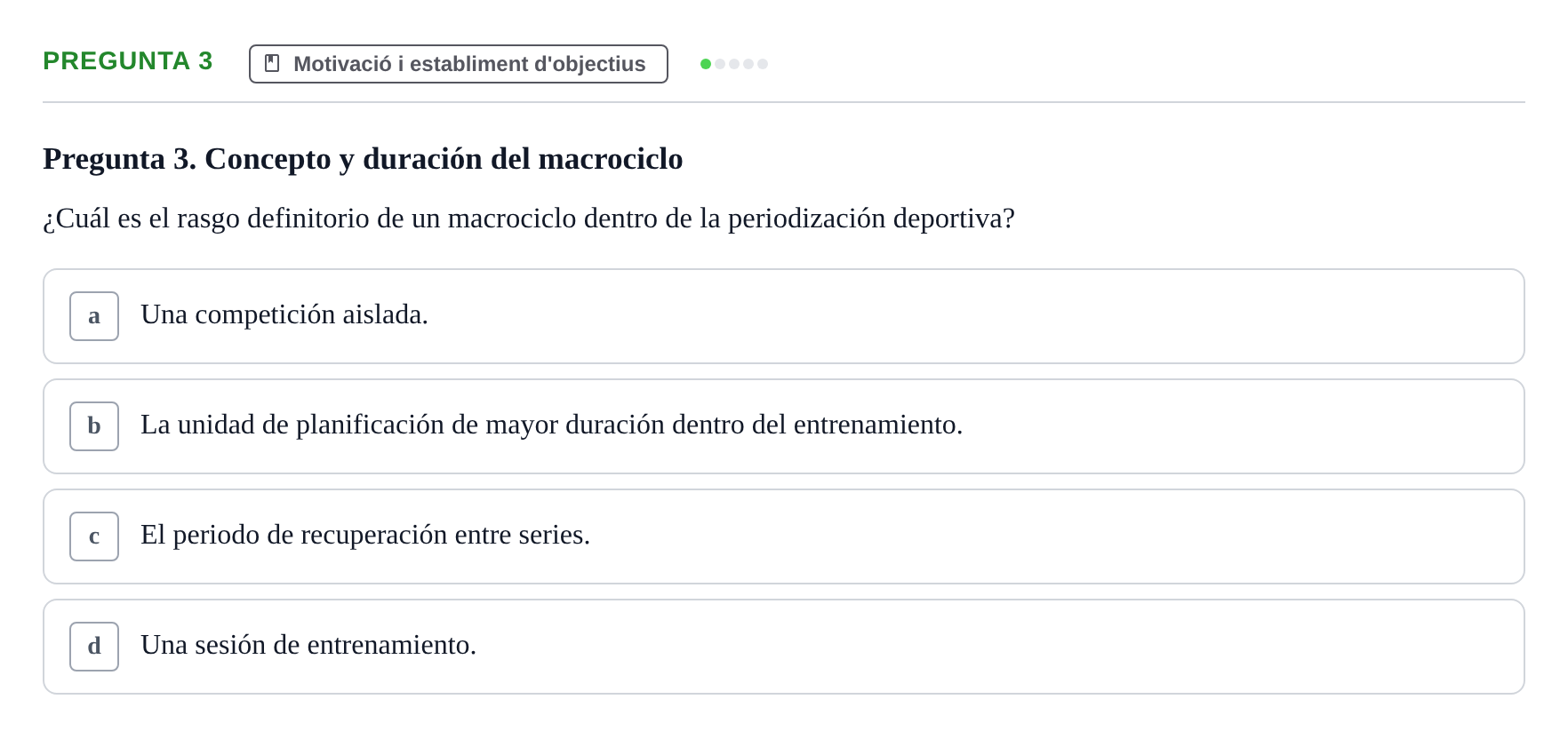 Enunciado: Pregunta 3