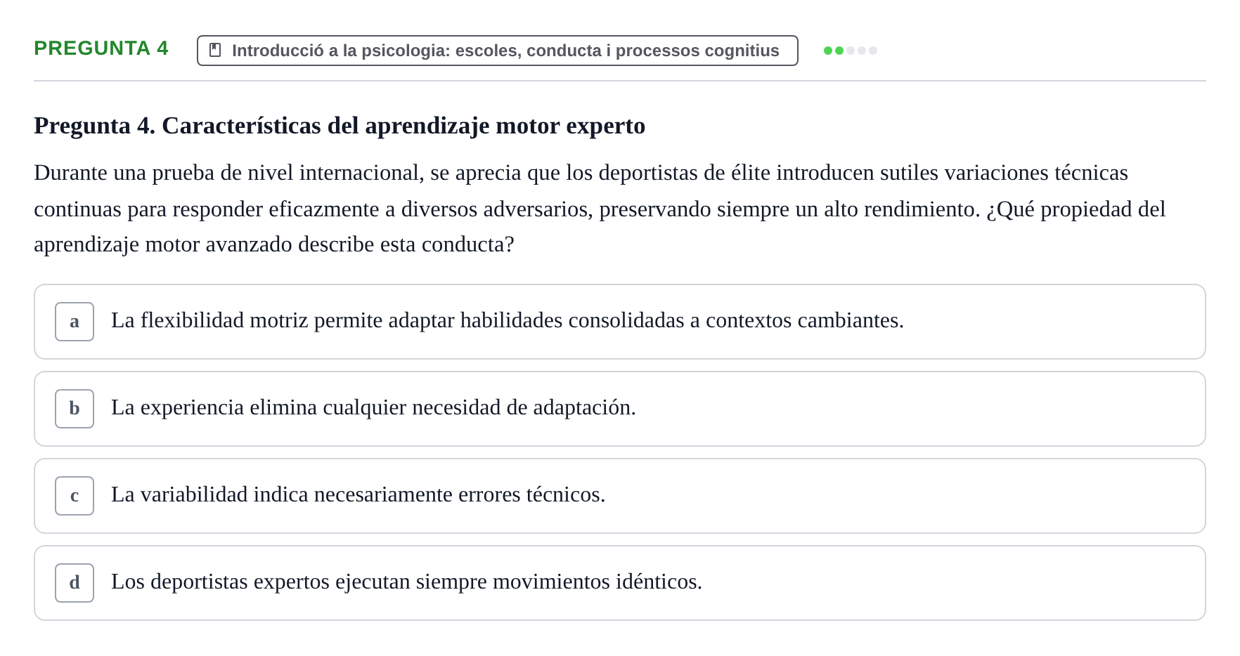 Enunciado: Pregunta 4