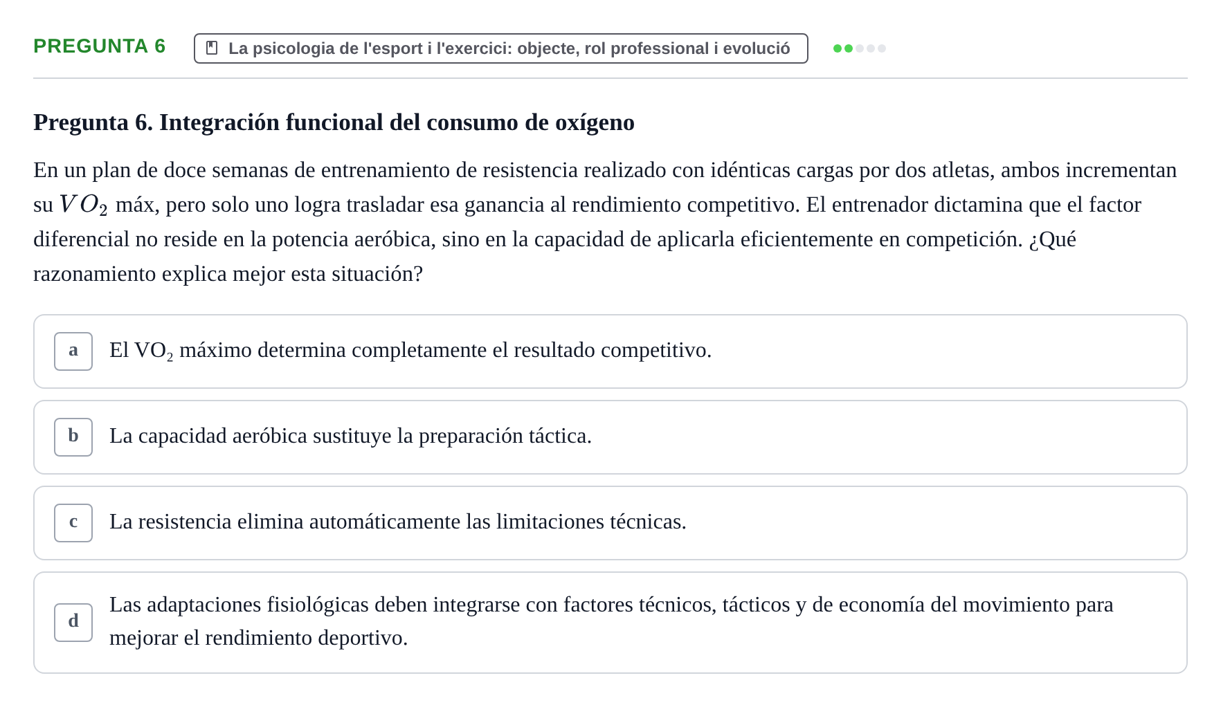 Enunciado: Pregunta 6