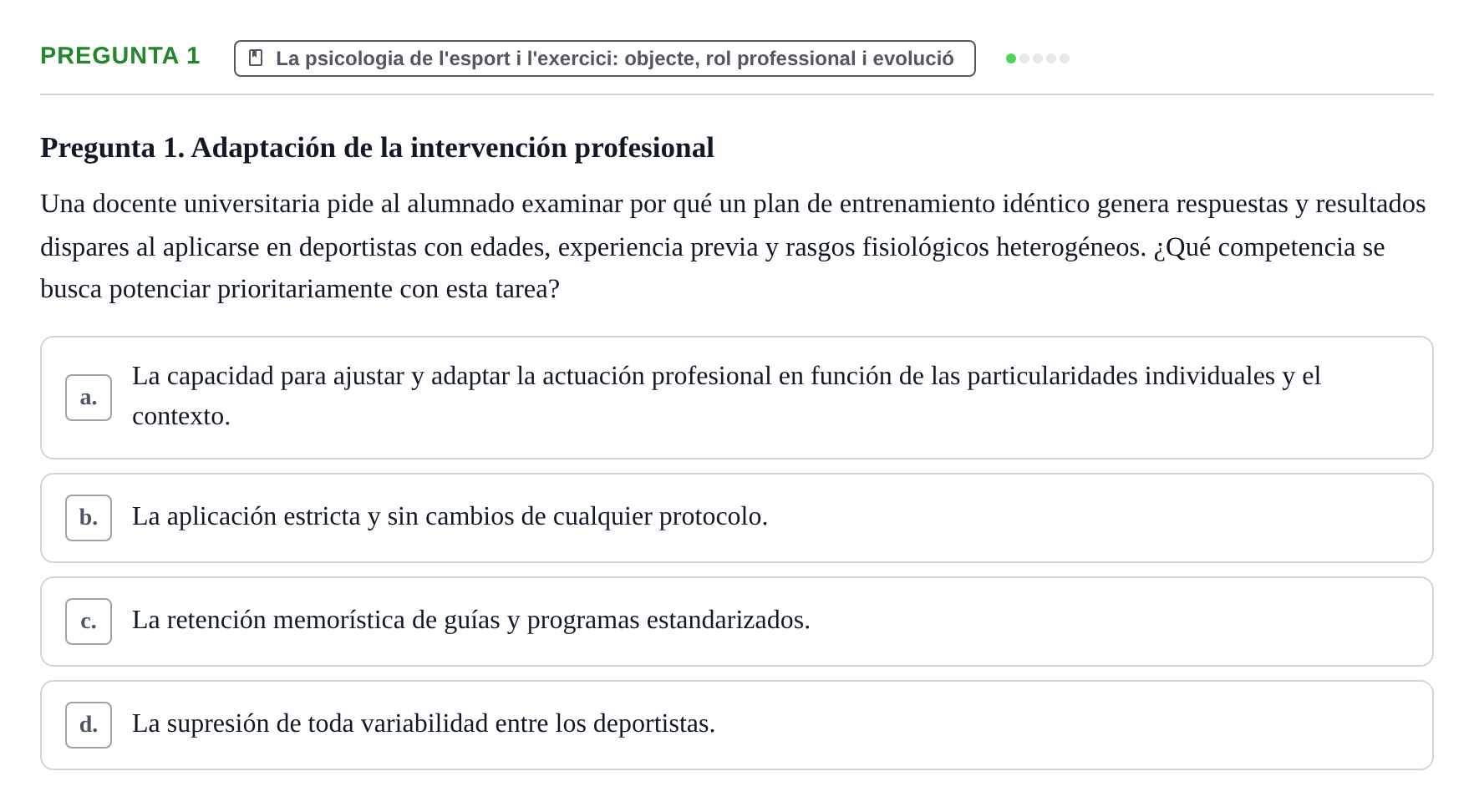 Enunciado: Pregunta 1