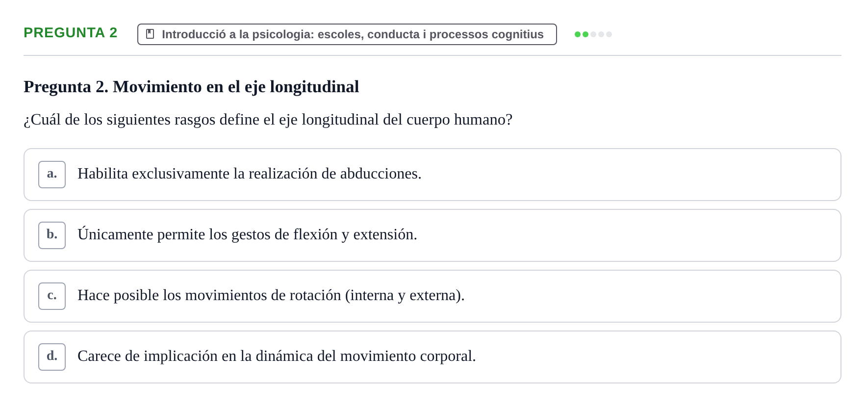 Enunciado: Pregunta 2