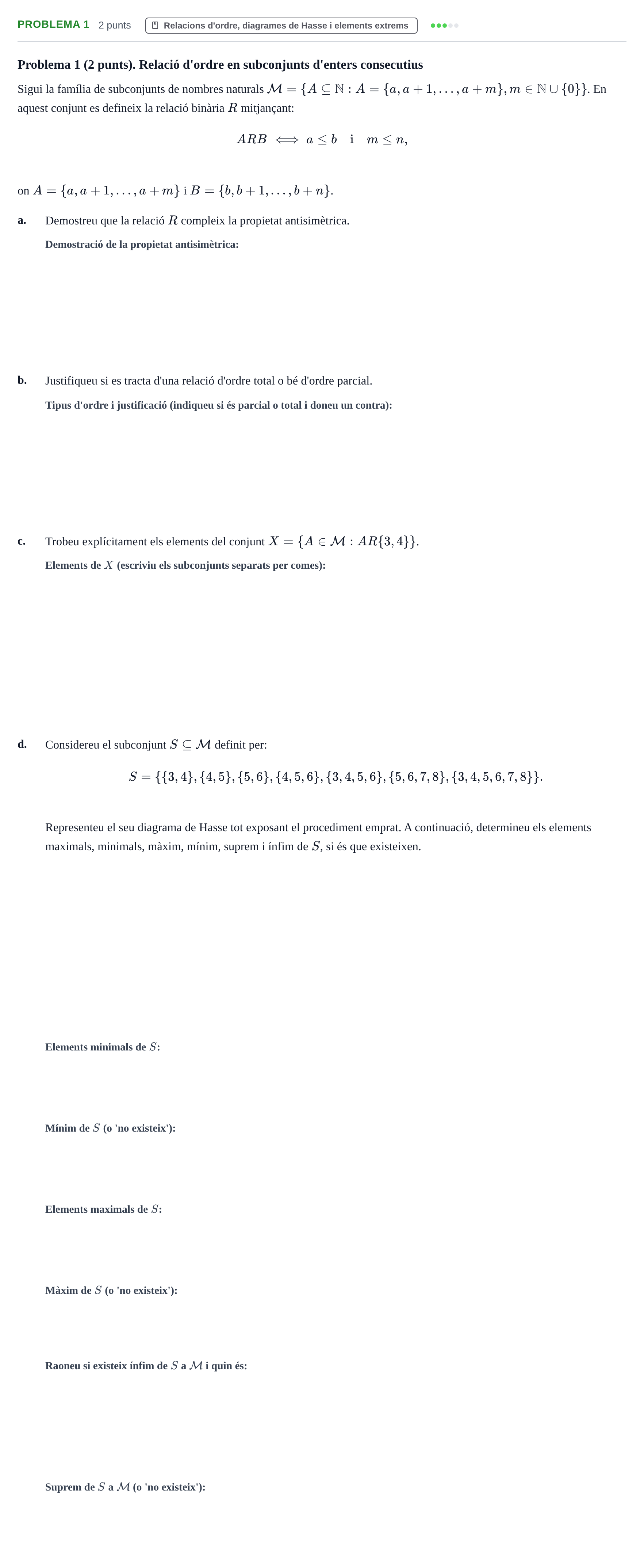Enunciado: Problema 1 · Álgebra UDL 2016