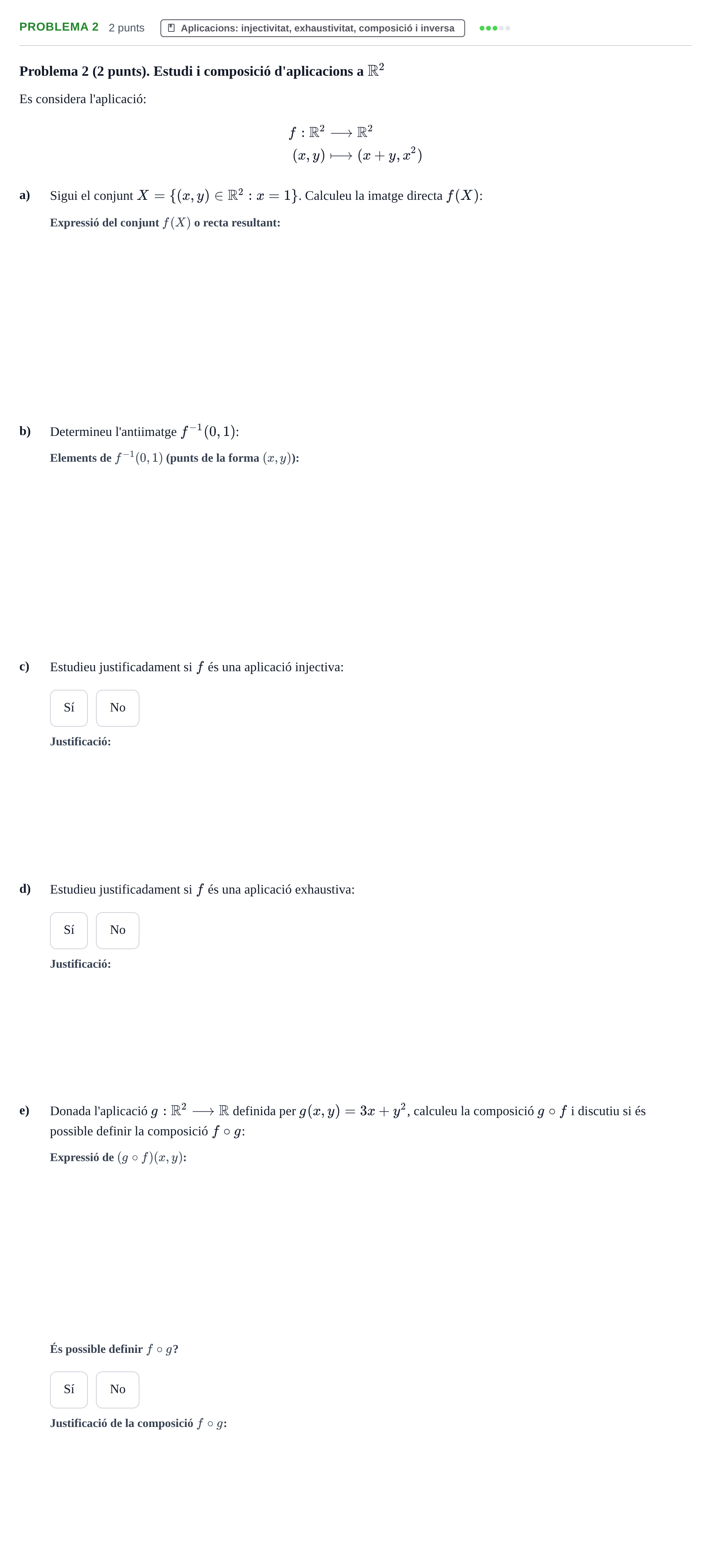 Enunciado: Problema 2 · Álgebra UDL 2016