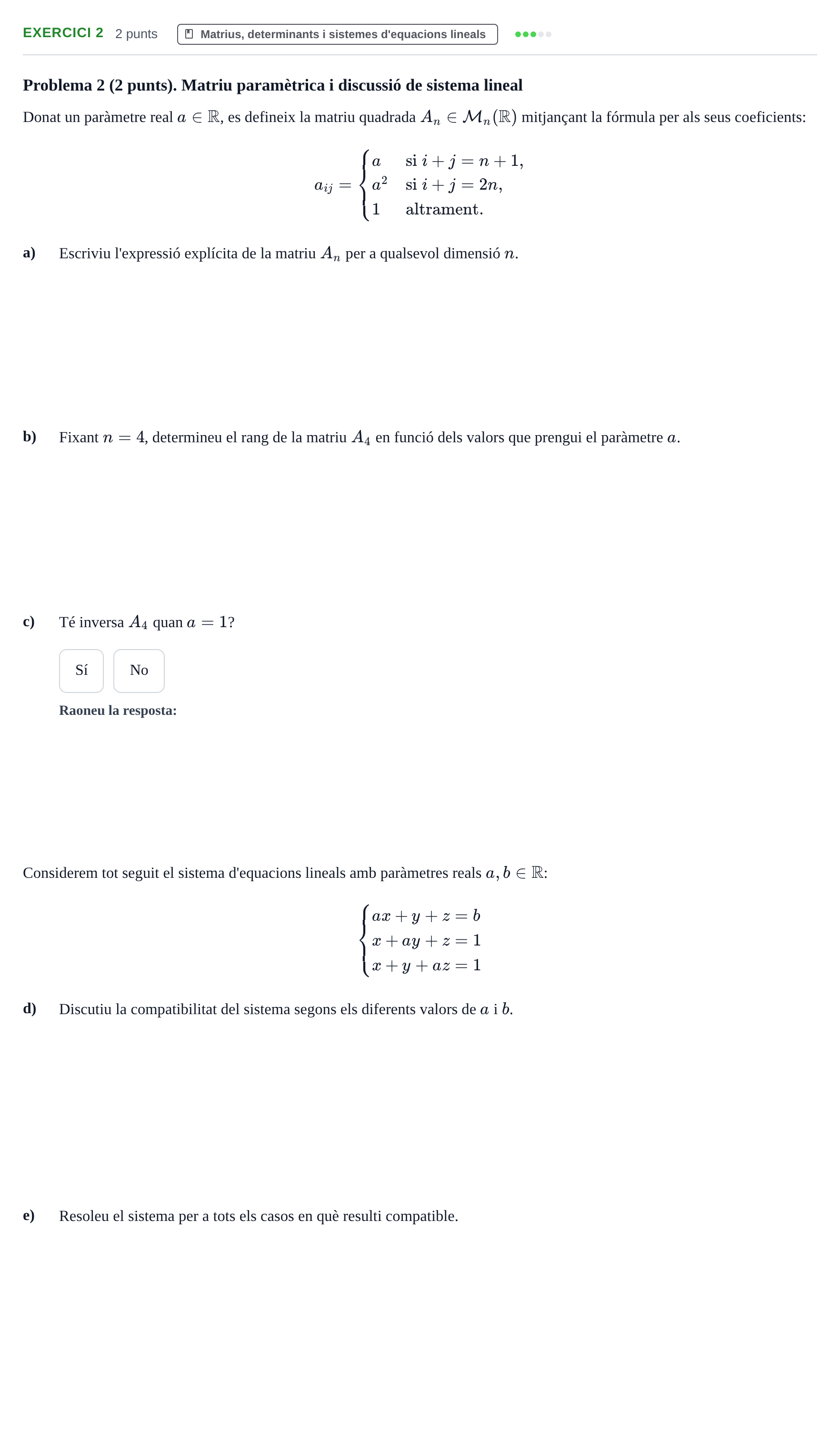 Enunciado: Problema 2 · Álgebra UDL 2018