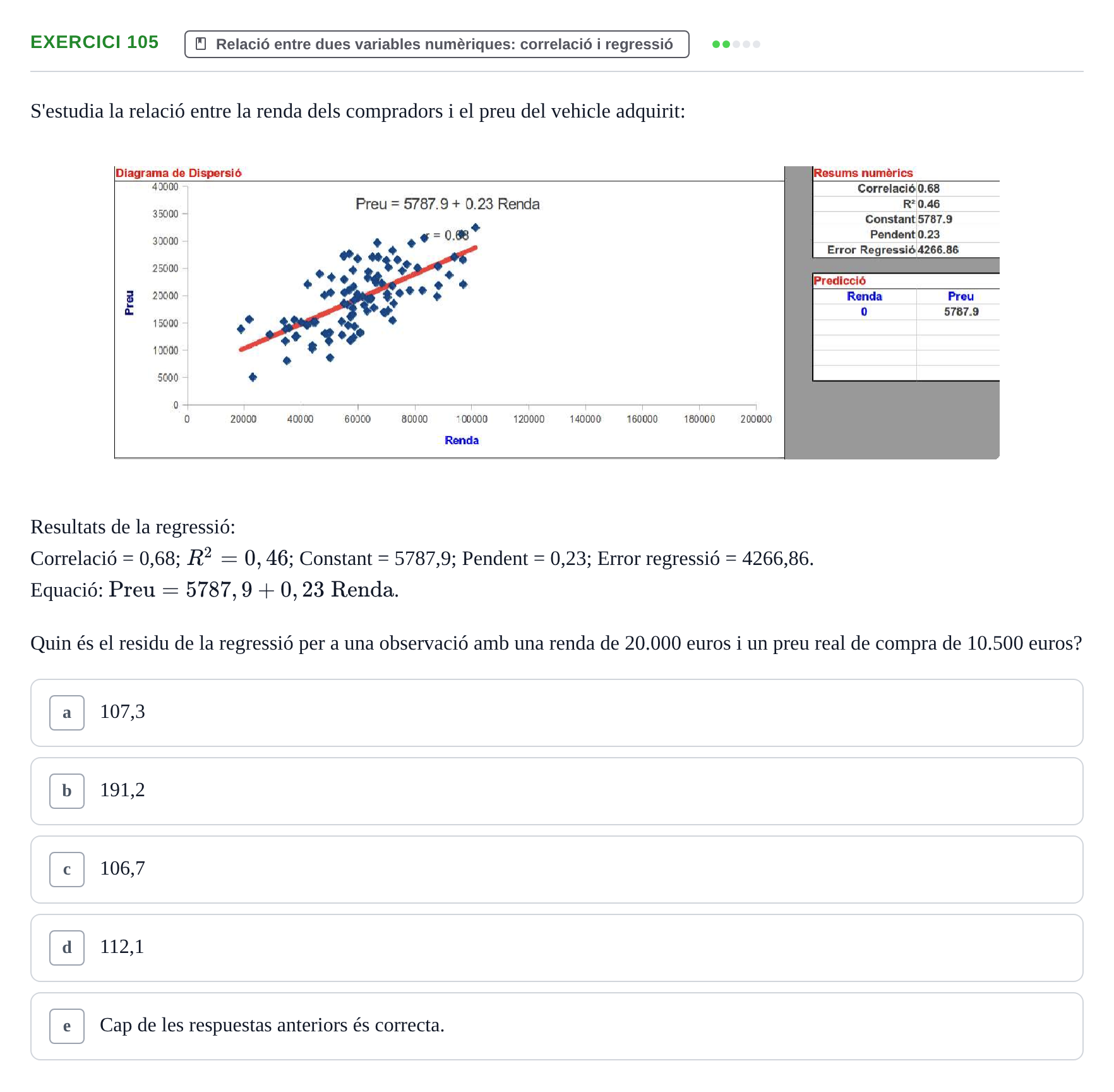 Enunciado: Problema 105 · Anàlisi de Dades UPF Avaluació continuada: Test en classe 3 (Permutacions 1 a 5)