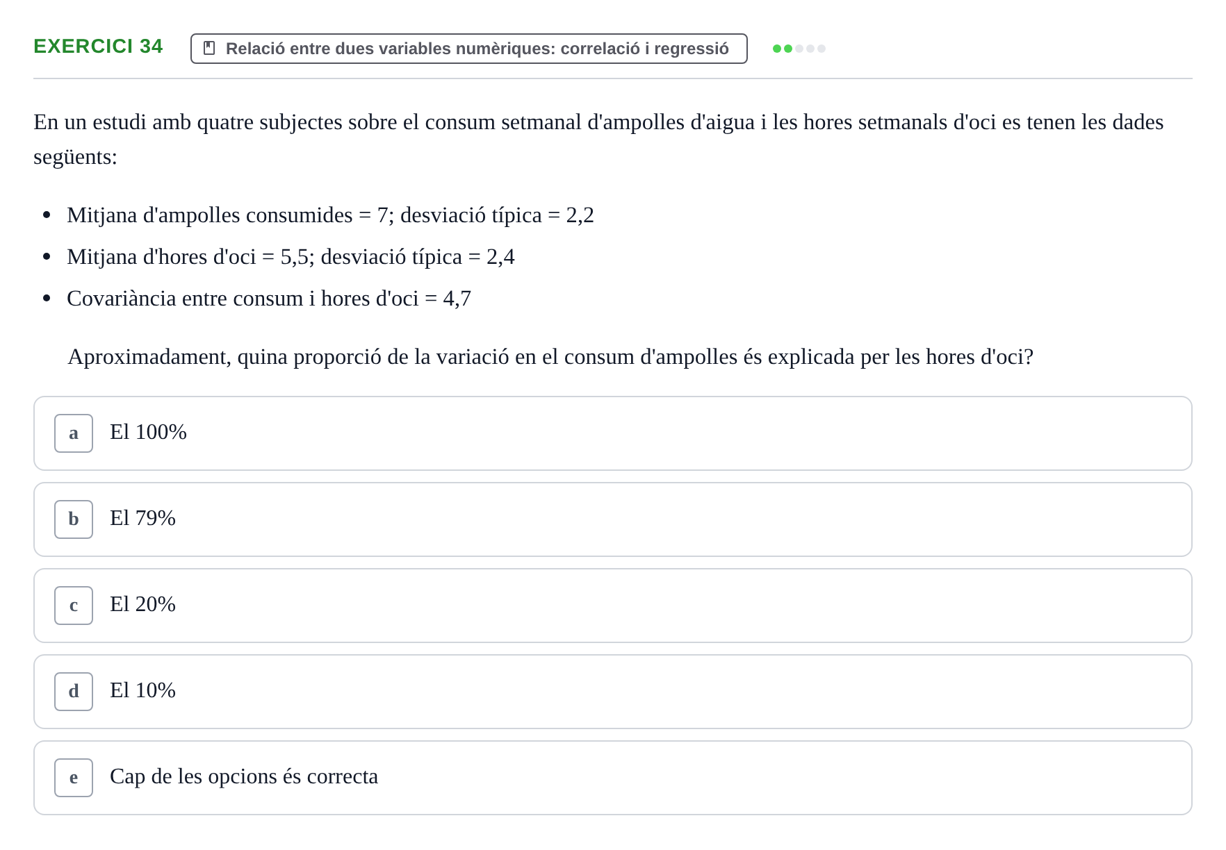 Enunciado: Problema 34 · Anàlisi de Dades UPF Avaluació continuada: Test en classe 3 (Permutacions 1 a 5)