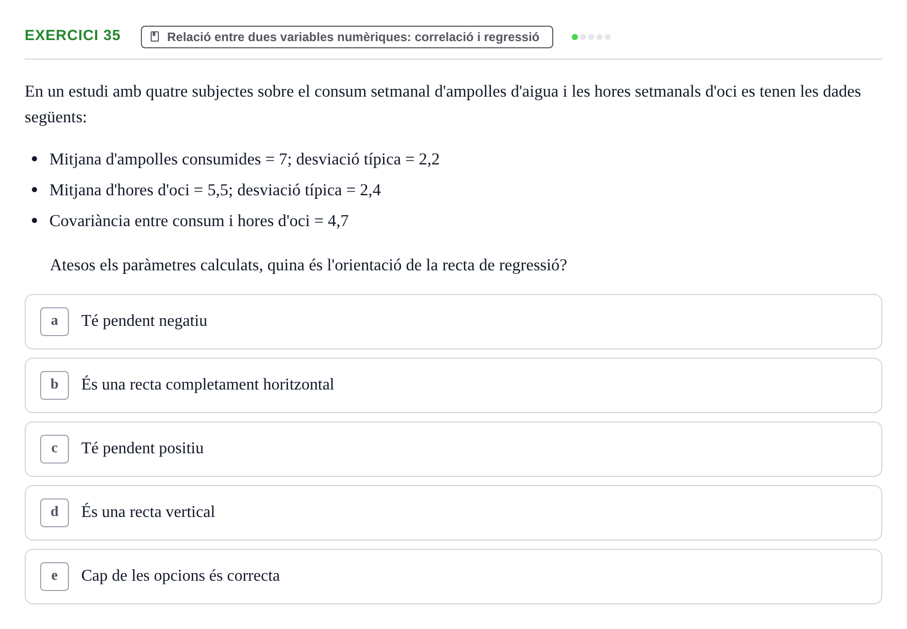 Enunciado: Problema 35 · Anàlisi de Dades UPF Avaluació continuada: Test en classe 3 (Permutacions 1 a 5)