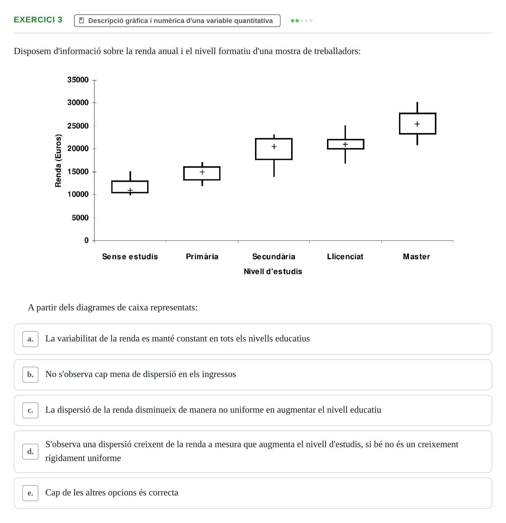 Enunciado: Problema 3 · Anàlisi de Dades UPF Avaluació continuada: Test en classe 3 (Permutacions 1 a 5)