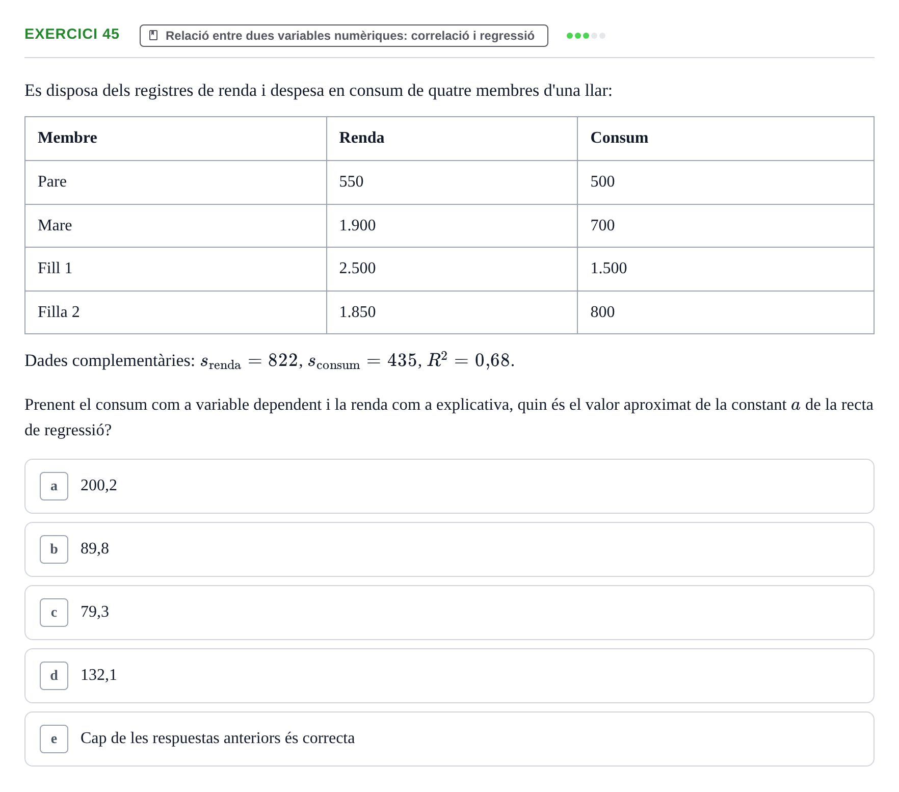 Enunciado: Problema 45 · Anàlisi de Dades UPF Avaluació continuada: Test en classe 3 (Permutacions 1 a 5)