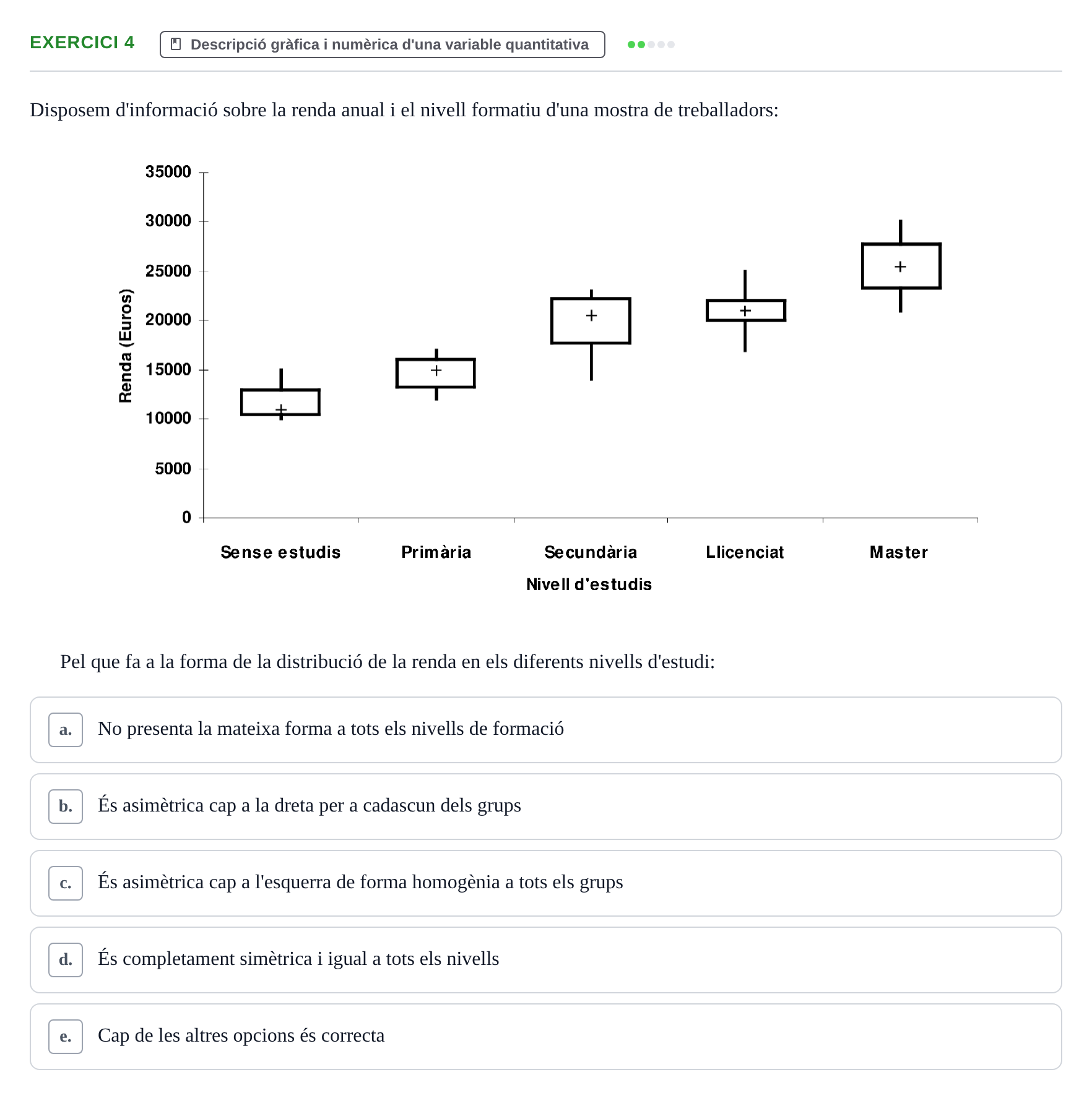 Enunciado: Problema 4 · Anàlisi de Dades UPF Avaluació continuada: Test en classe 3 (Permutacions 1 a 5)