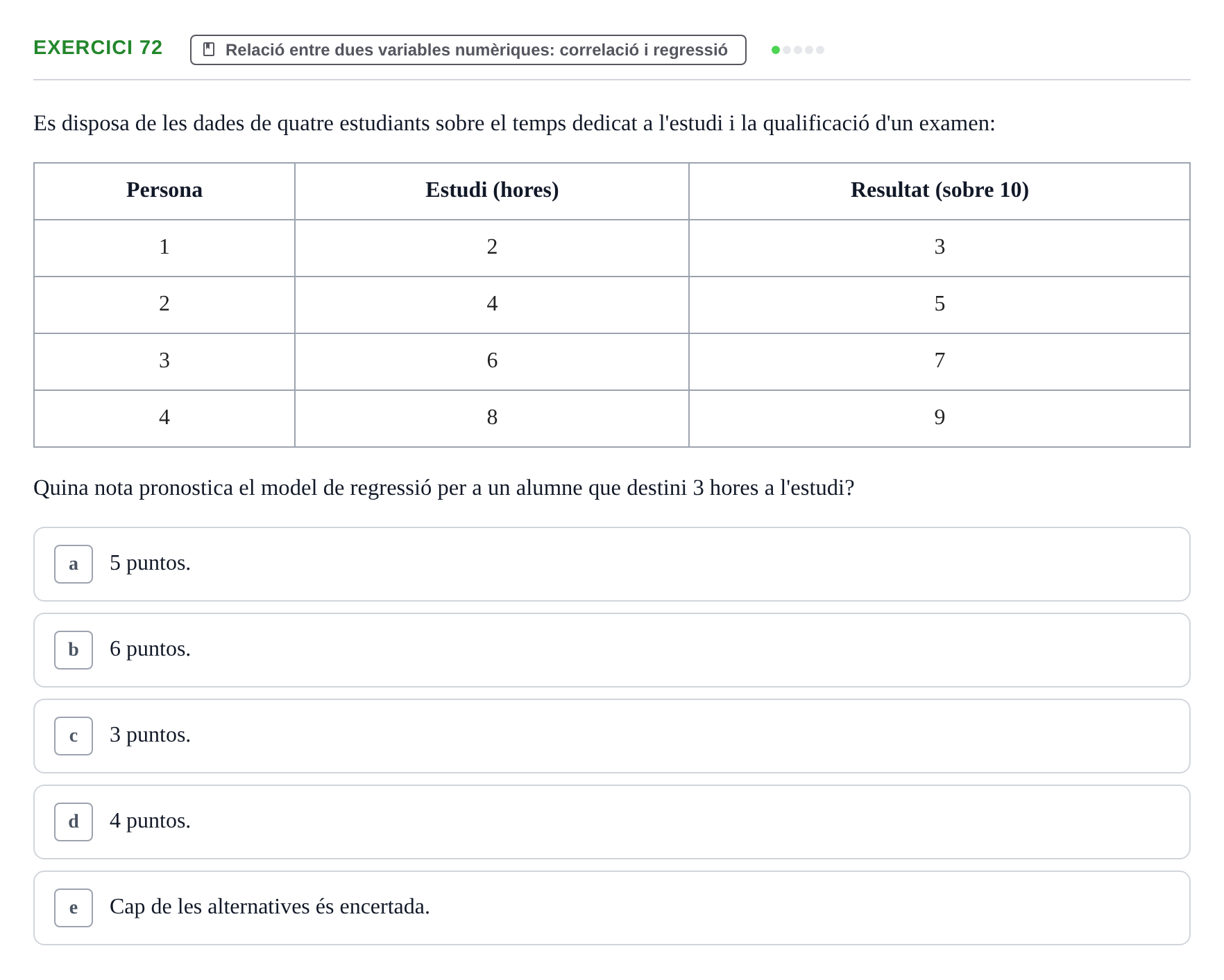 Enunciado: Problema 72 · Anàlisi de Dades UPF Avaluació continuada: Test en classe 3 (Permutacions 1 a 5)