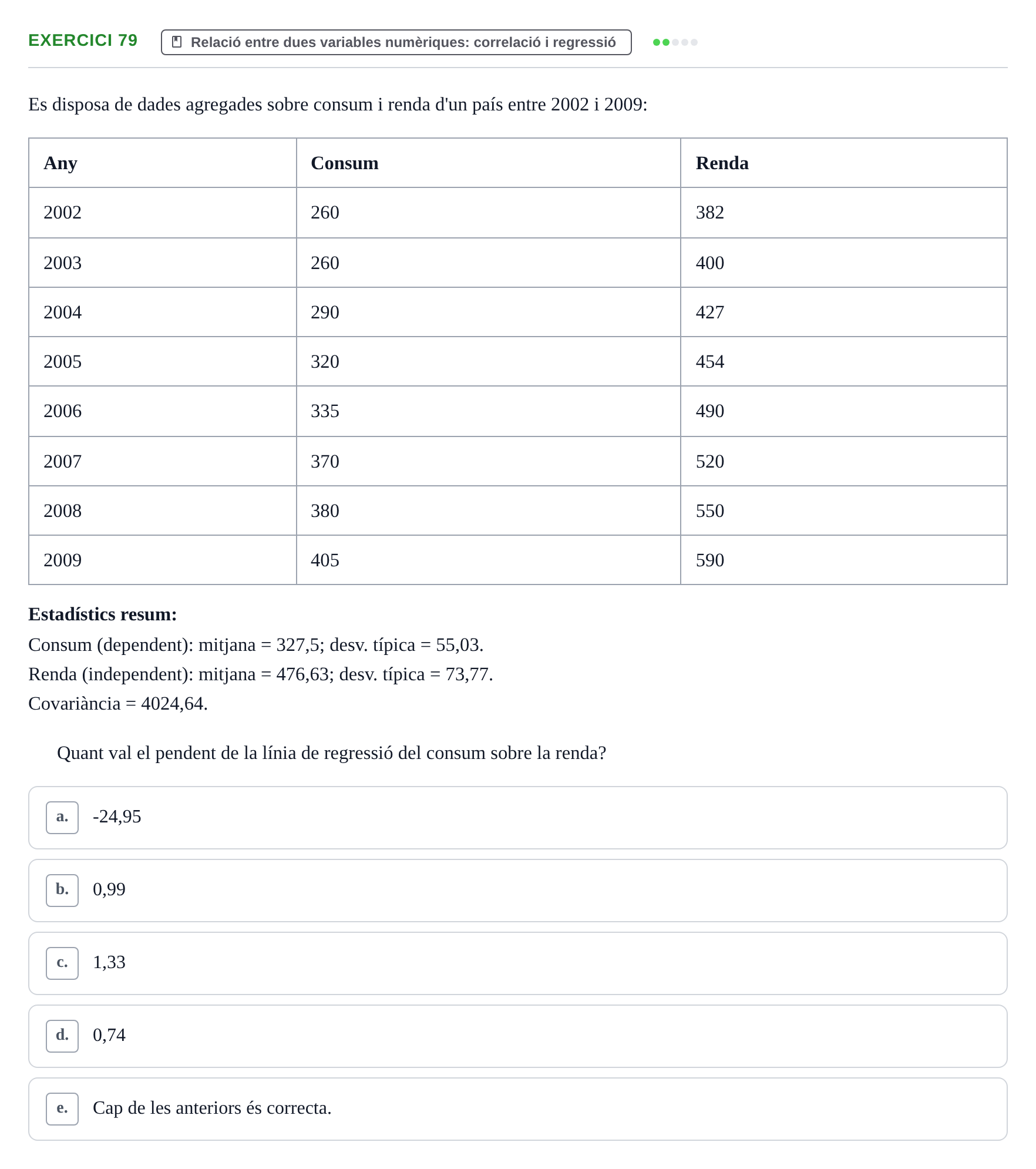Enunciado: Problema 79 · Anàlisi de Dades UPF Avaluació continuada: Test en classe 3 (Permutacions 1 a 5)
