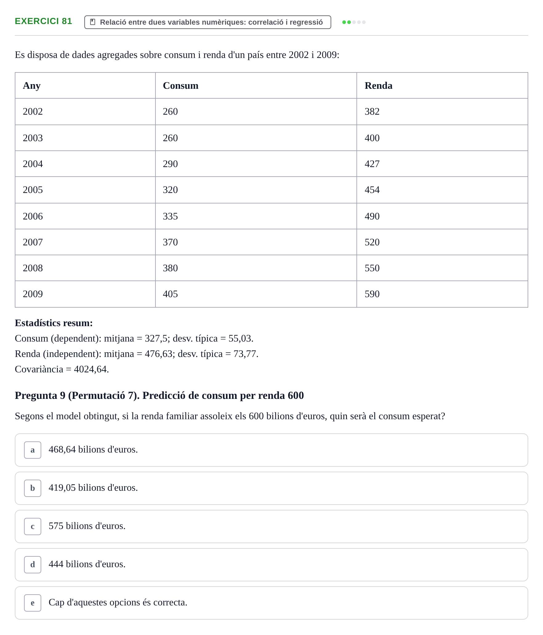 Enunciado: Problema 81 · Anàlisi de Dades UPF Avaluació continuada: Test en classe 3 (Permutacions 1 a 5)