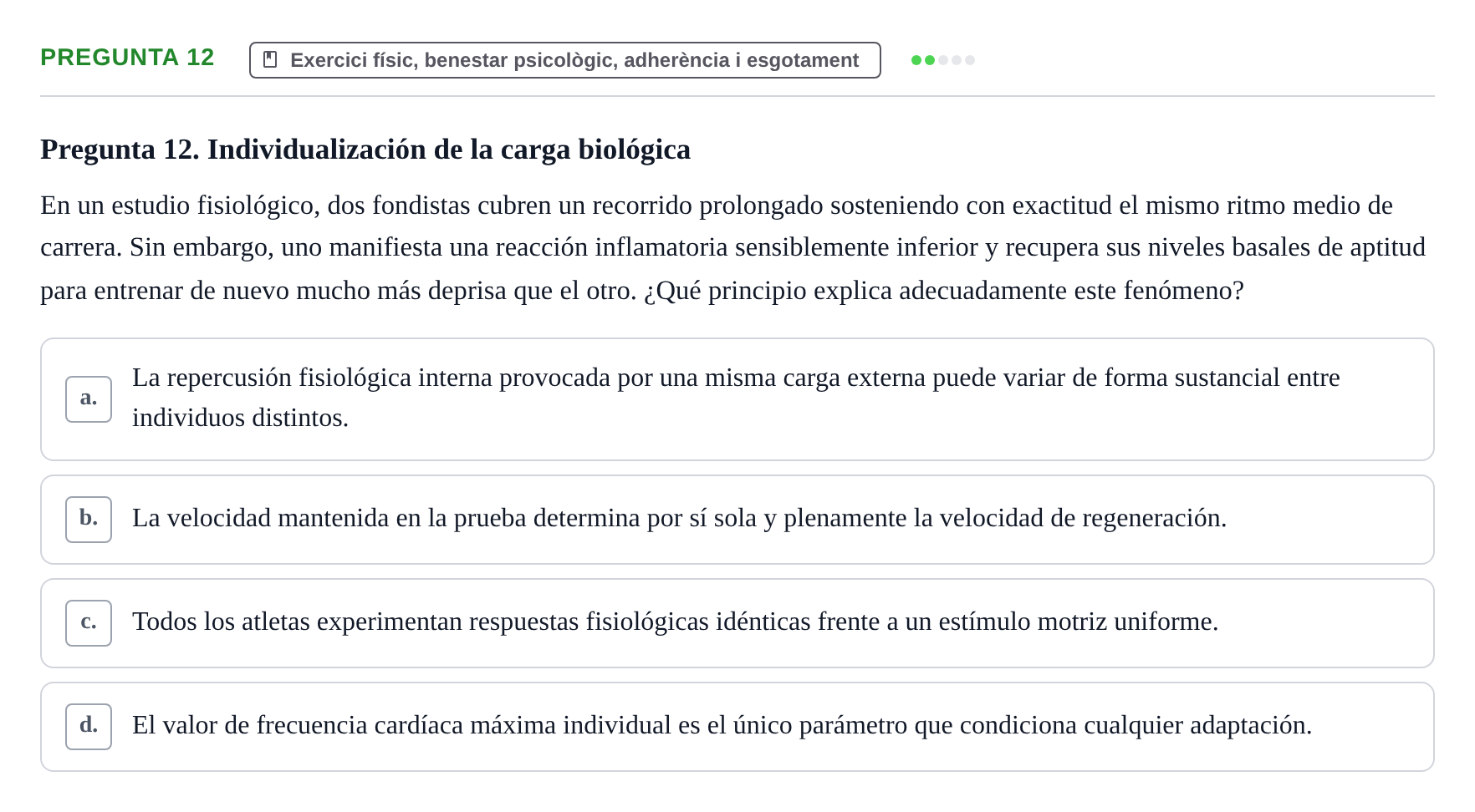 Enunciado: Pregunta 12