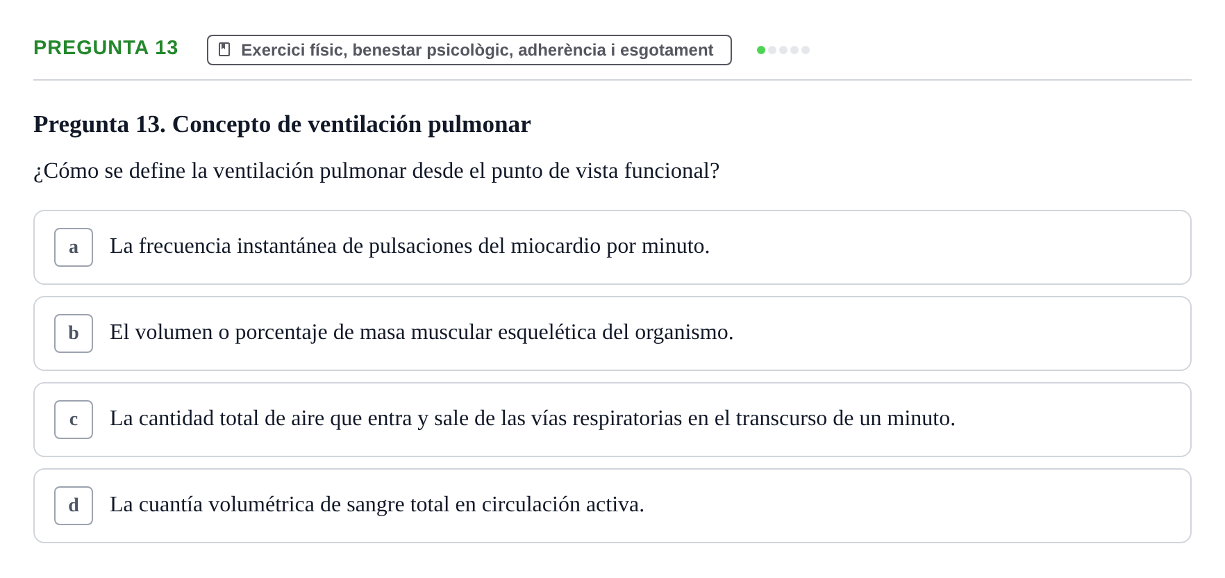Enunciado: Pregunta 13