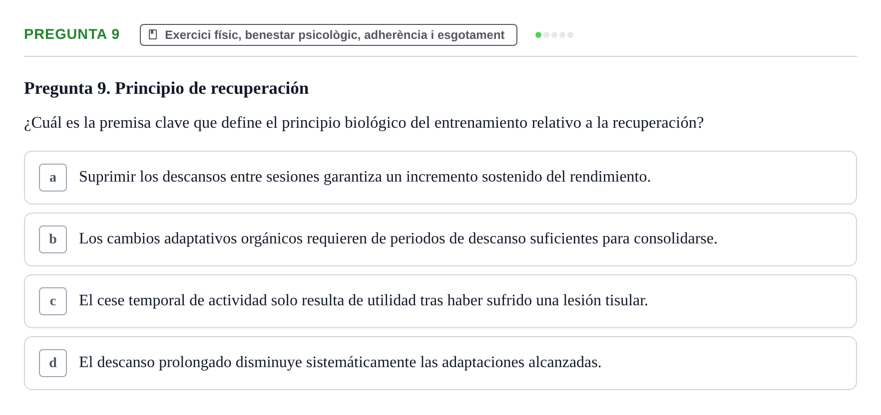 Enunciado: Pregunta 9