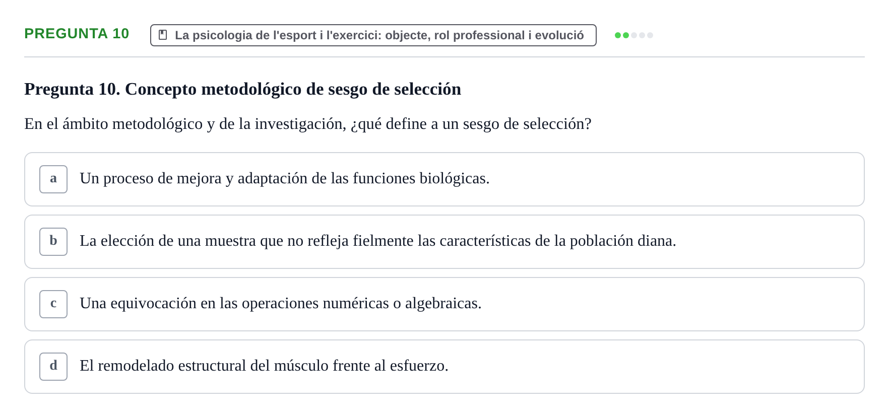 Enunciado: Pregunta 10