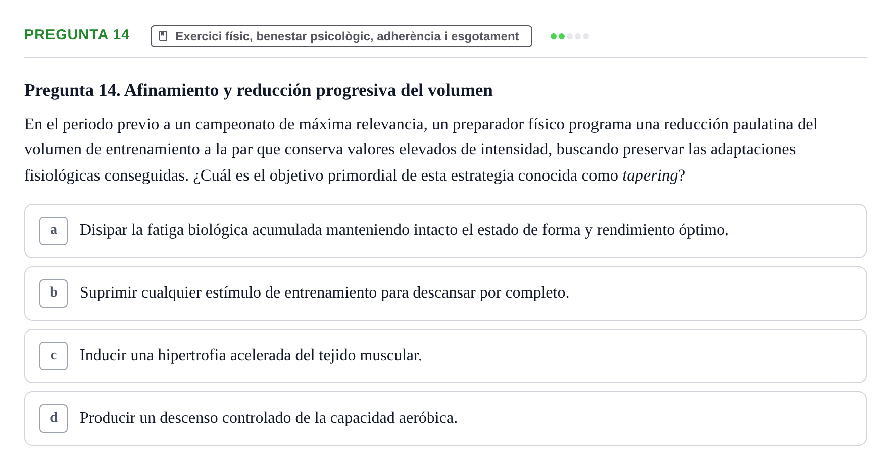 Enunciado: Pregunta 14