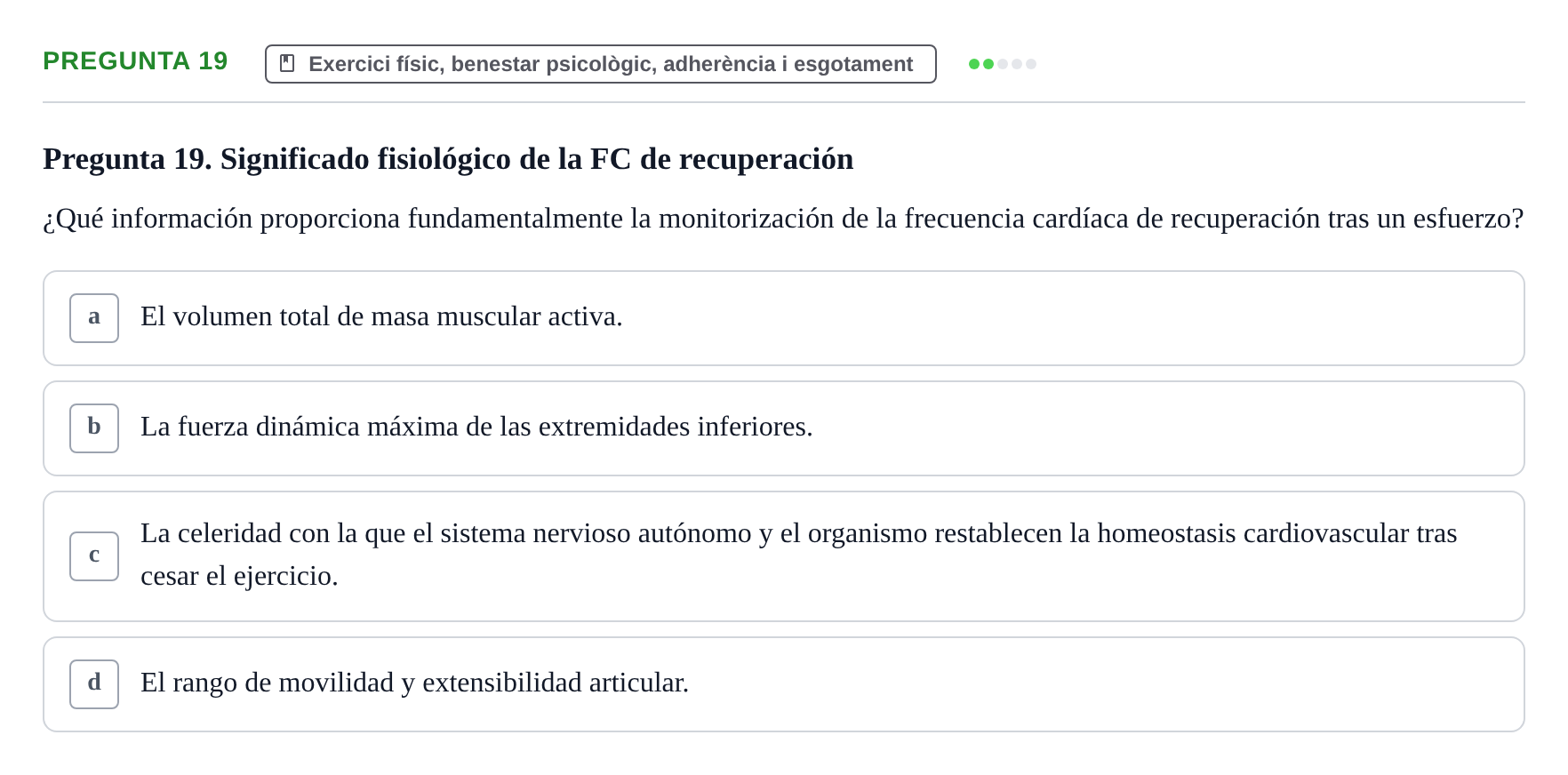 Enunciado: Pregunta 19