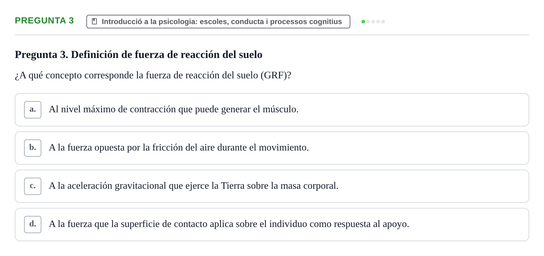 Enunciado: Pregunta 3