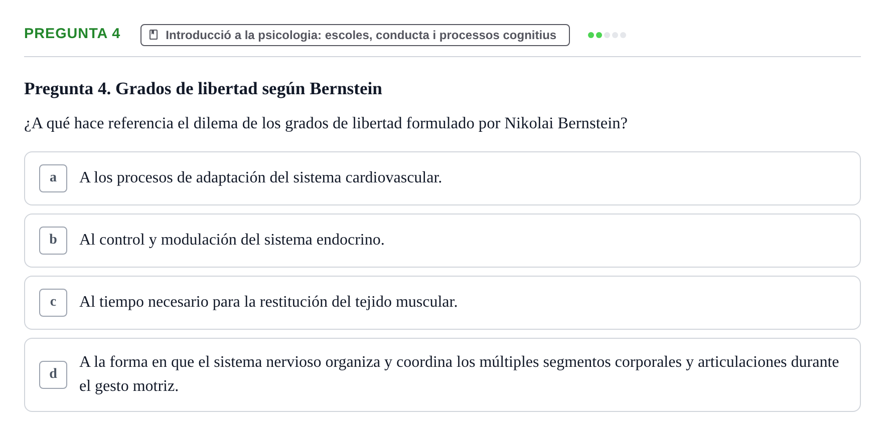 Enunciado: Pregunta 4