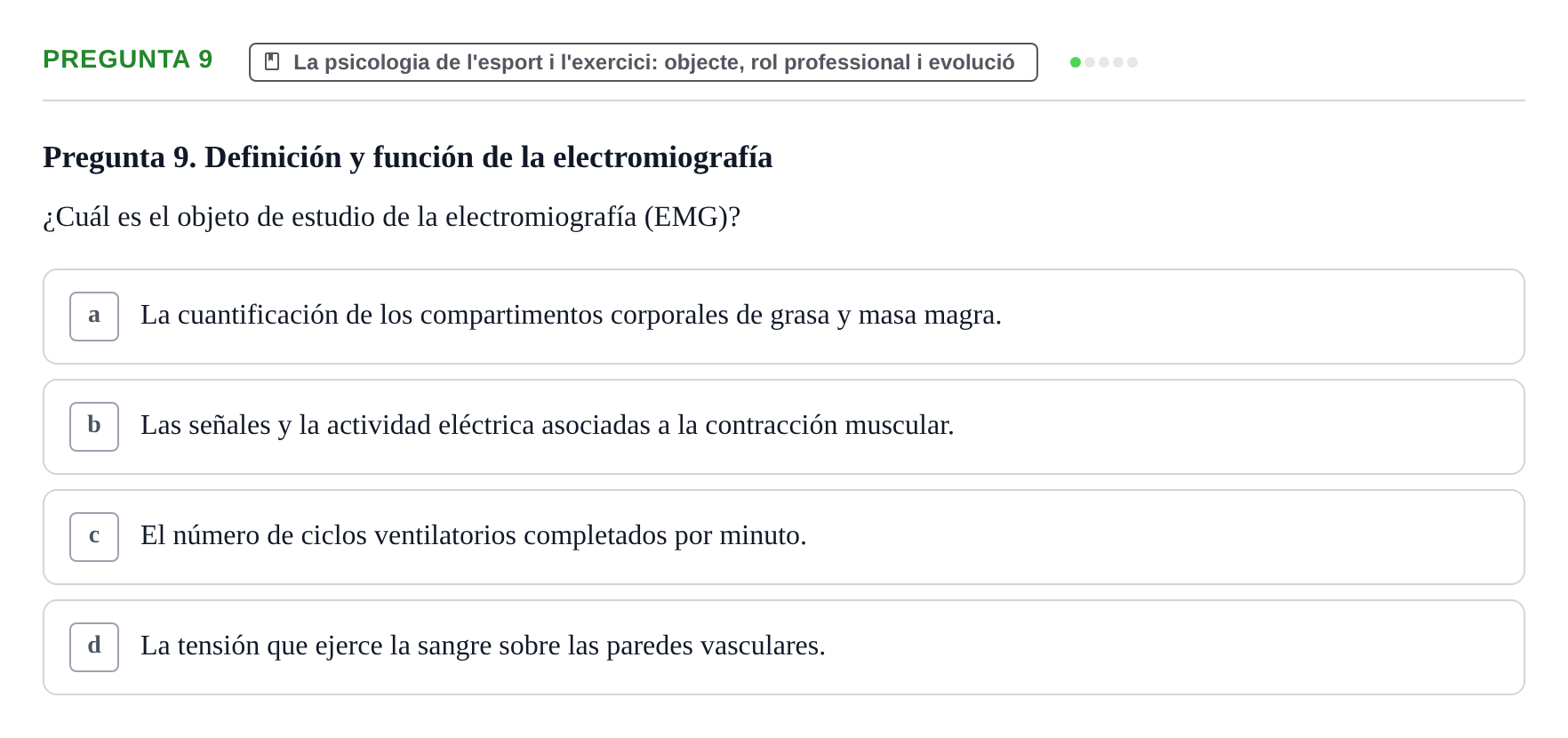 Enunciado: Pregunta 9
