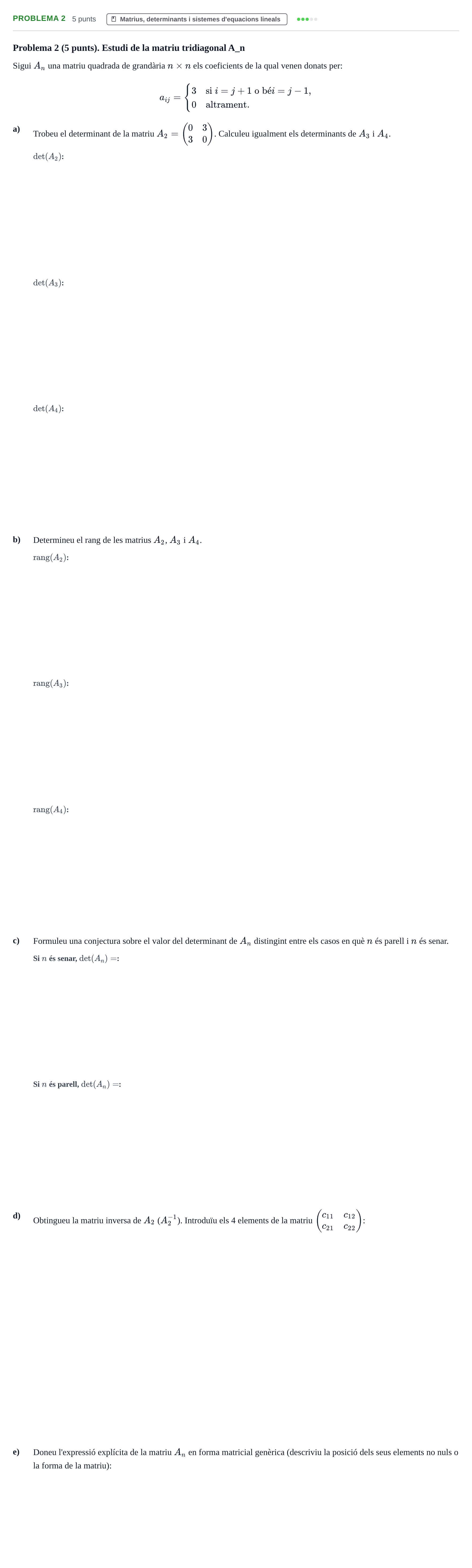 Enunciado: Problema 2 · Álgebra UDL 2019