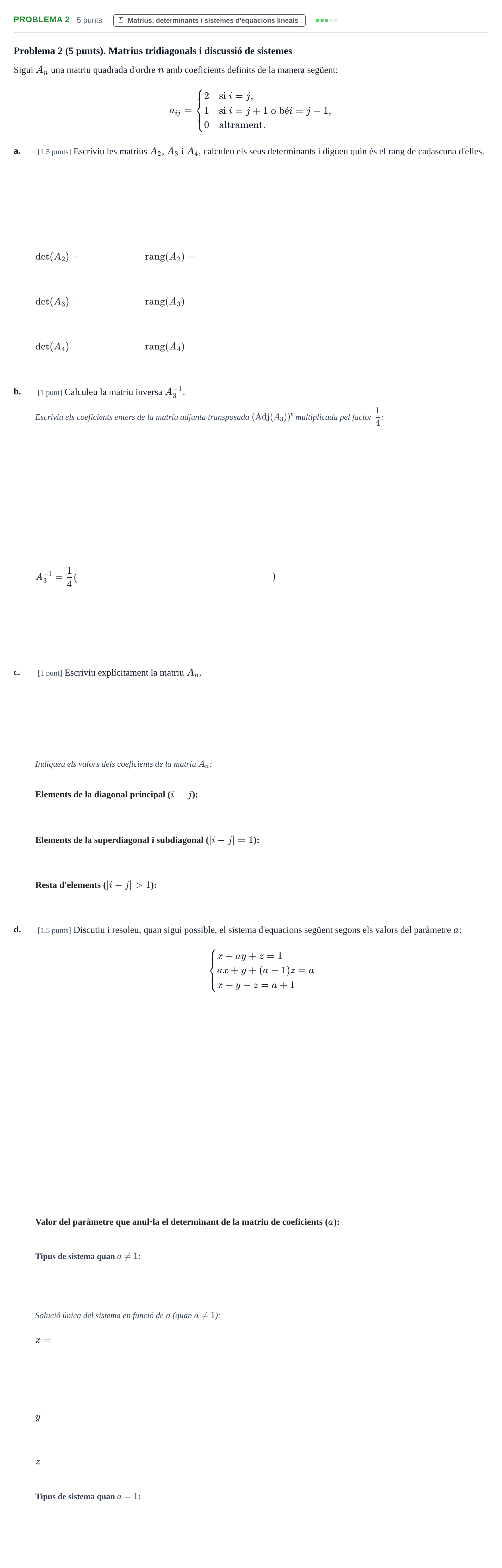 Enunciado: Problema 2 · Álgebra UDL 2020