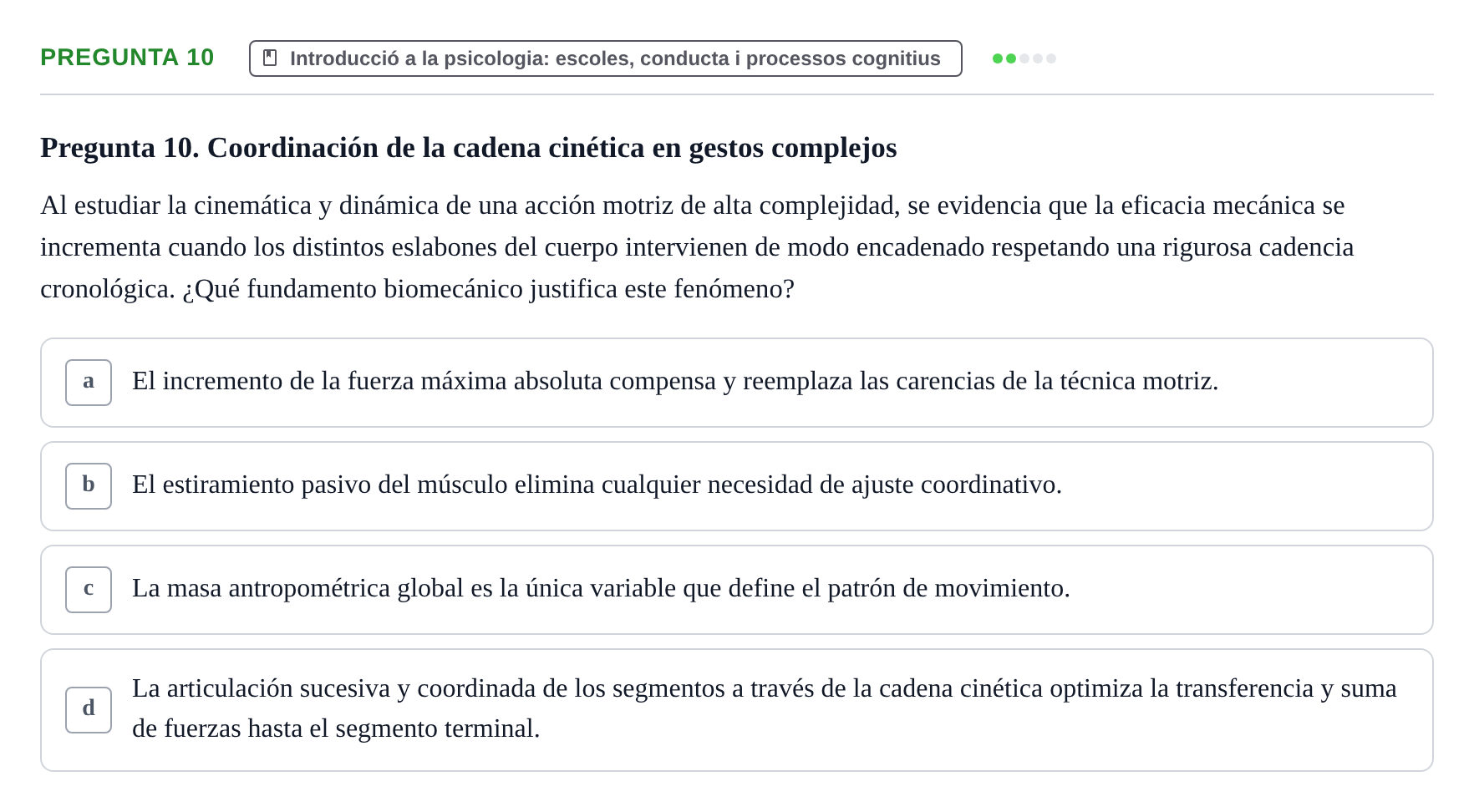 Enunciado: Pregunta 10