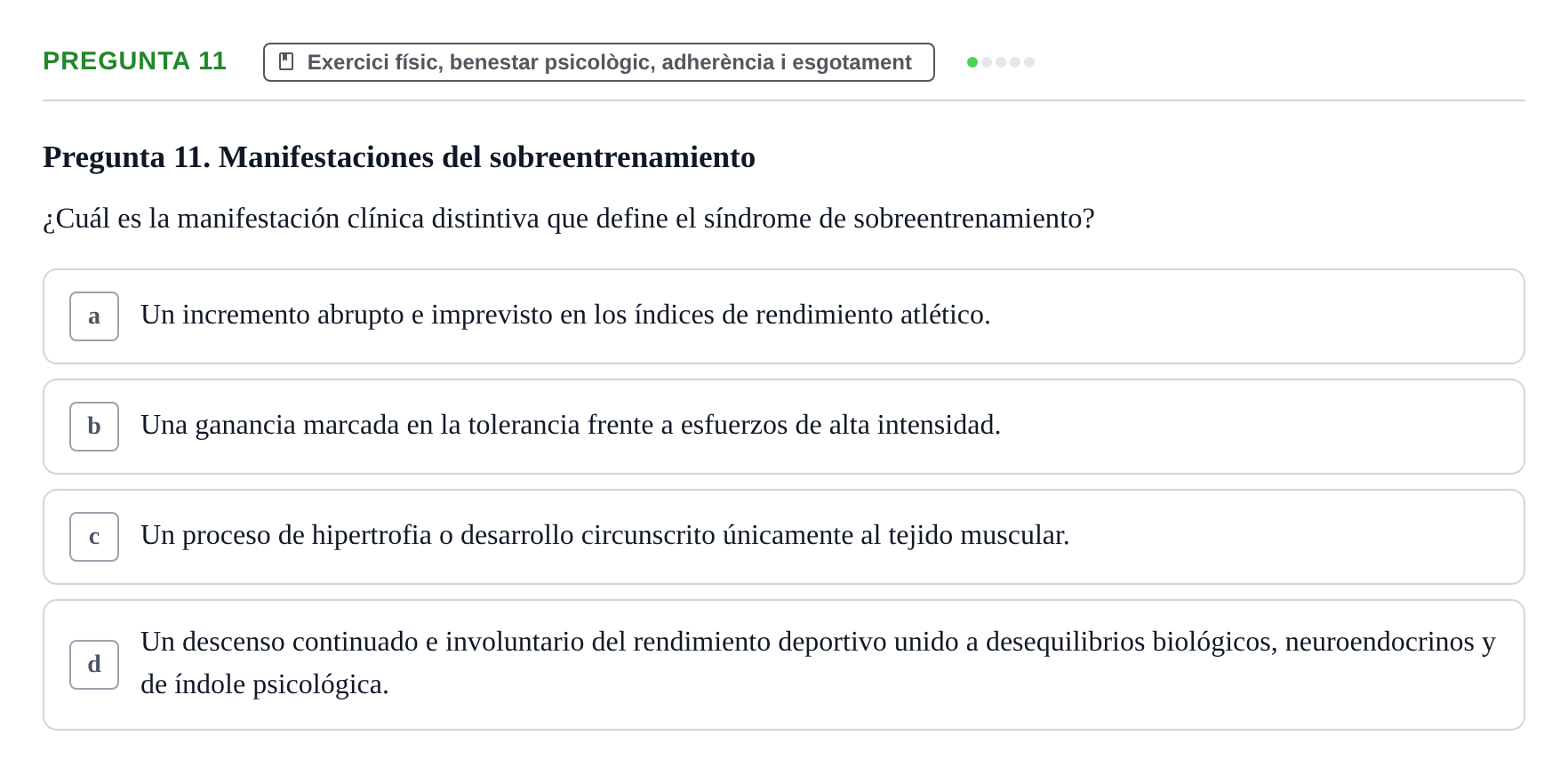 Enunciado: Pregunta 11