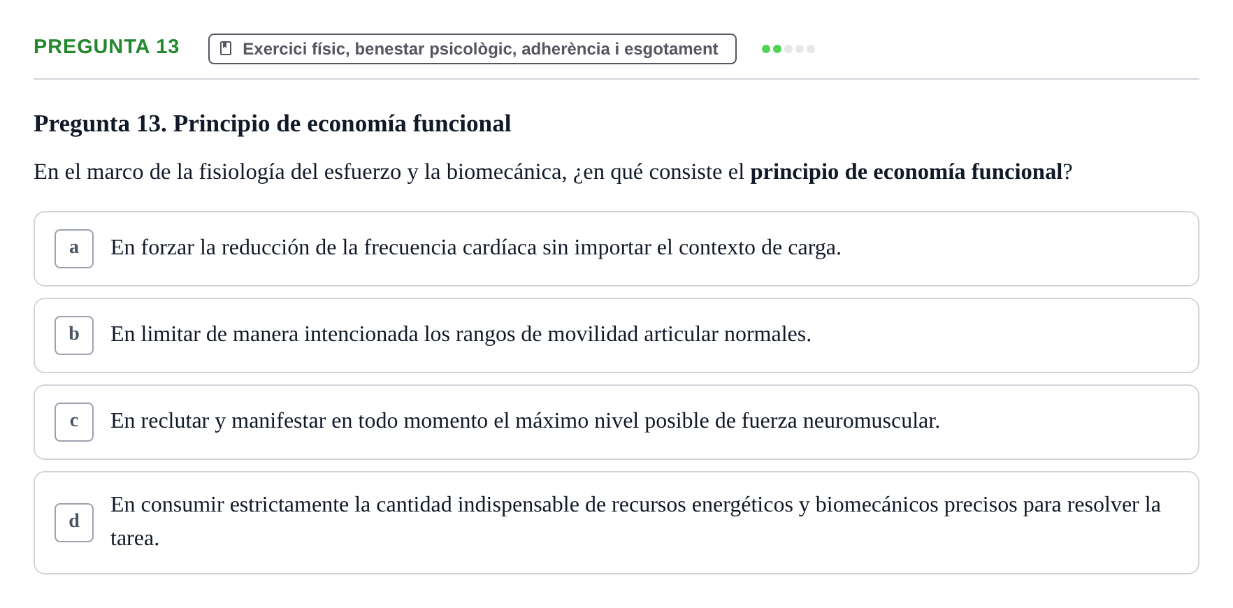 Enunciado: Pregunta 13